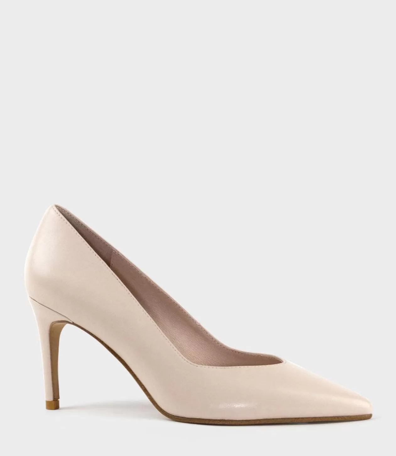 Edward Meller High Heel<Alia85 Pump With V Throat In Blush