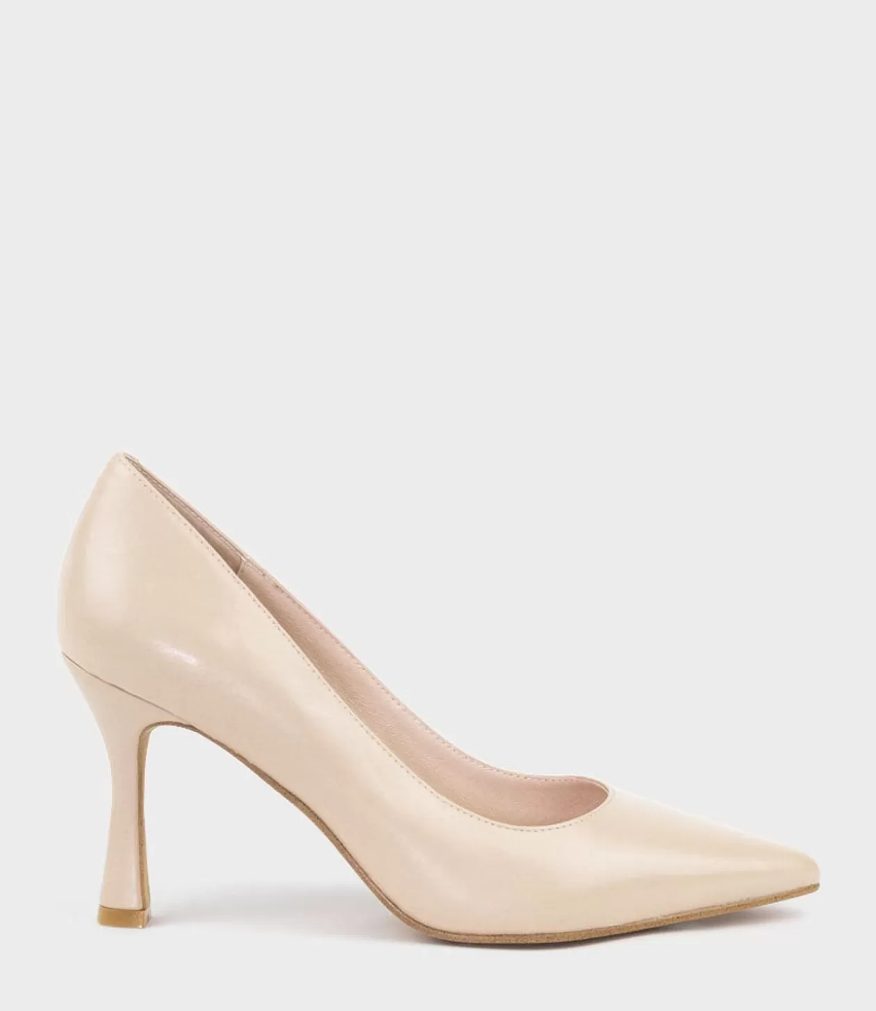 Edward Meller High Heel<Amara85 Pump With Louis Heel In Nude