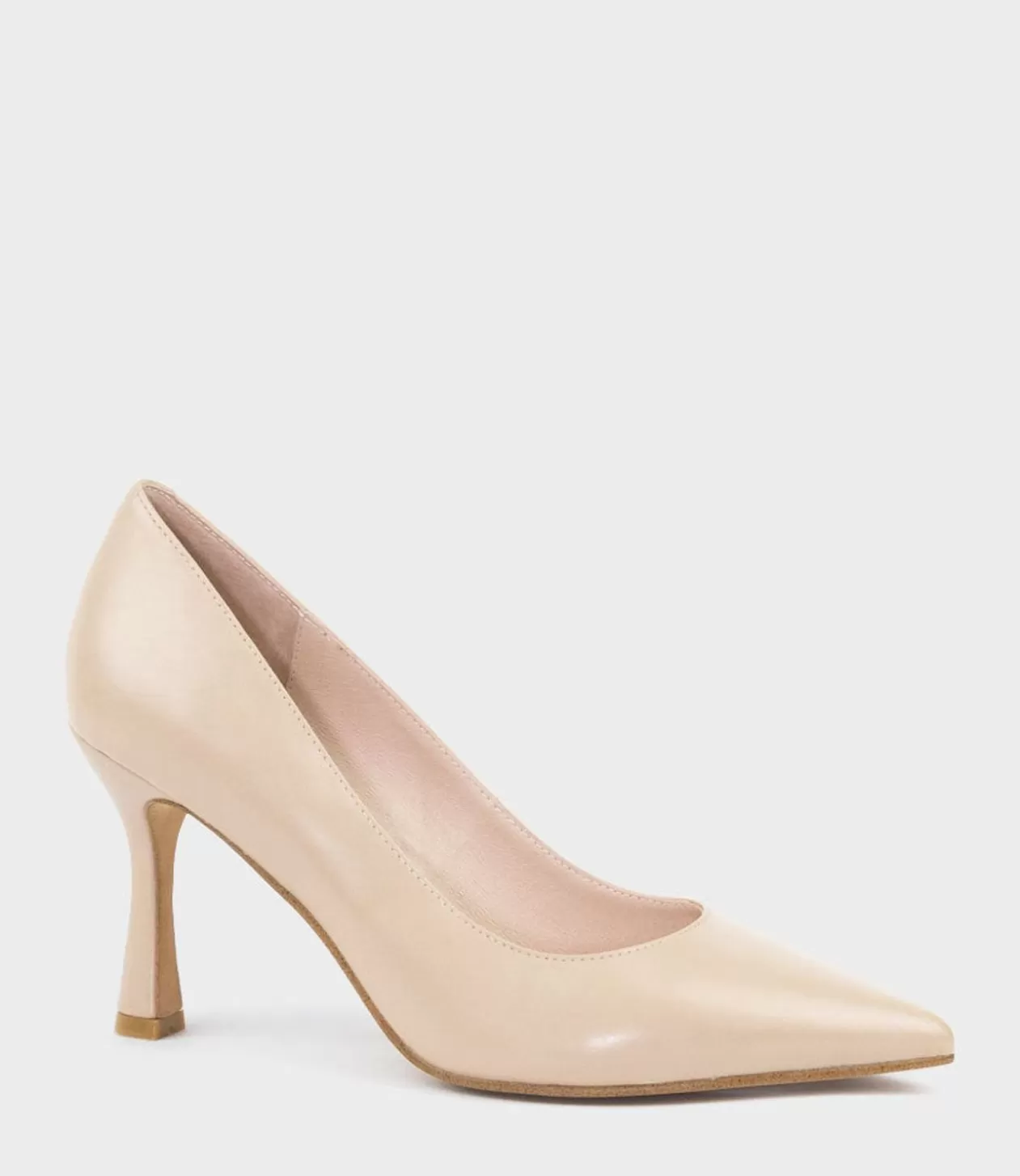 Edward Meller High Heel<Amara85 Pump With Louis Heel In Nude