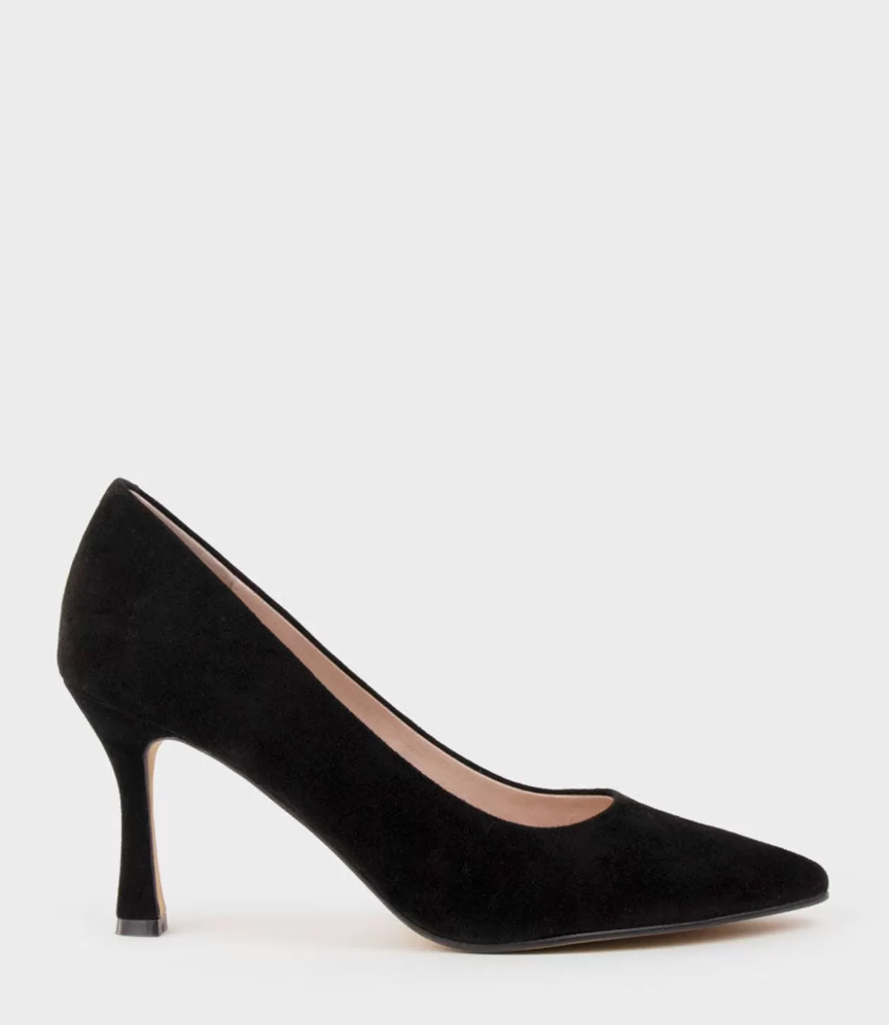 Edward Meller High Heel<Amos85 Pump With Louis Heel In Black Suede