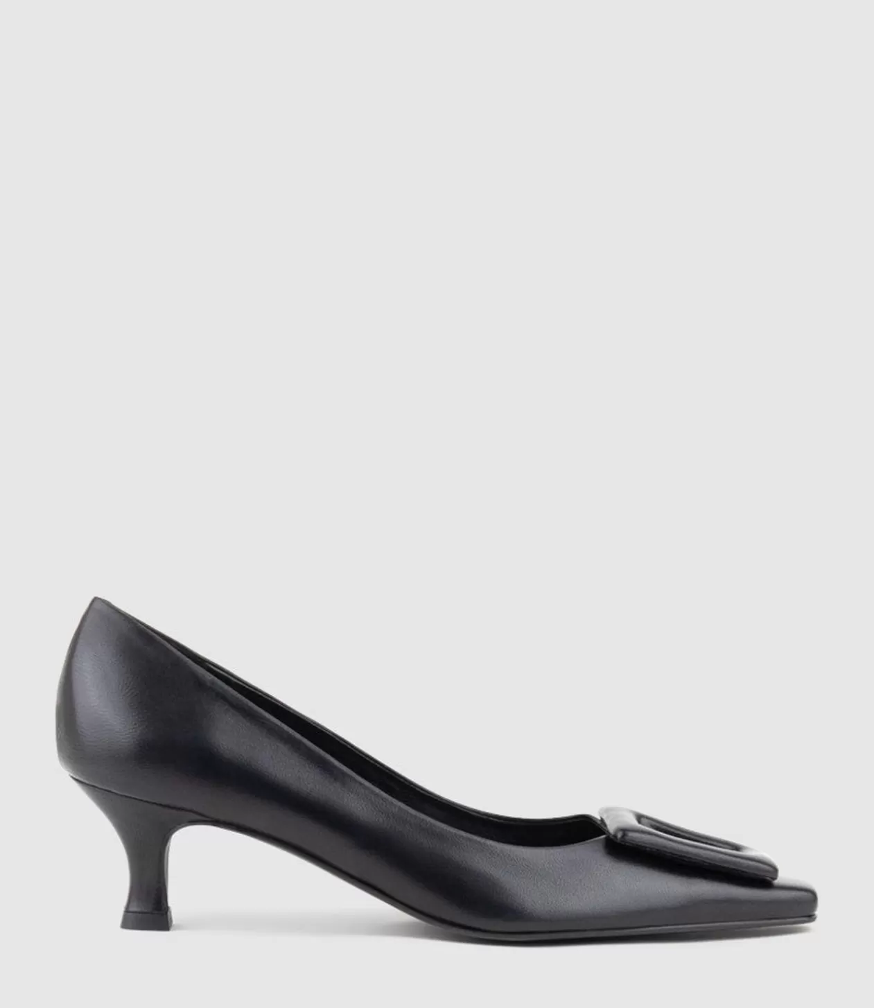 Edward Meller Mid Heel<Astra60 Pump With Trim In Black