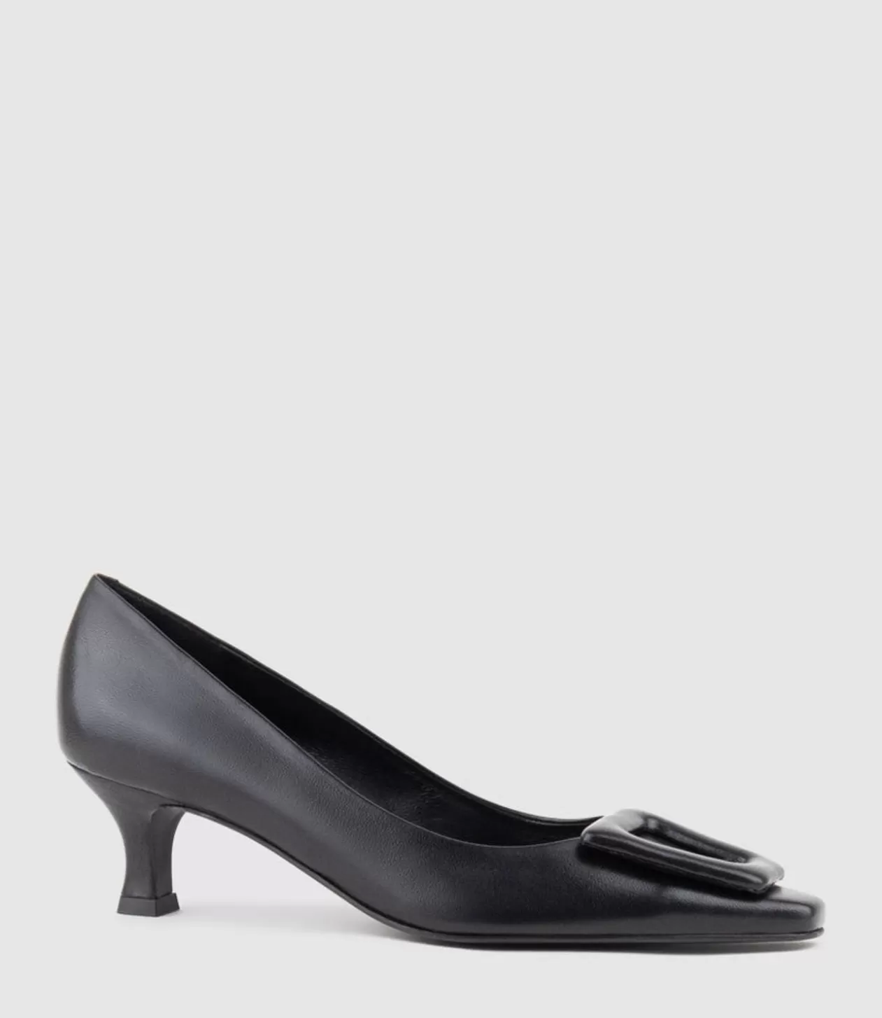 Edward Meller Mid Heel<Astra60 Pump With Trim In Black