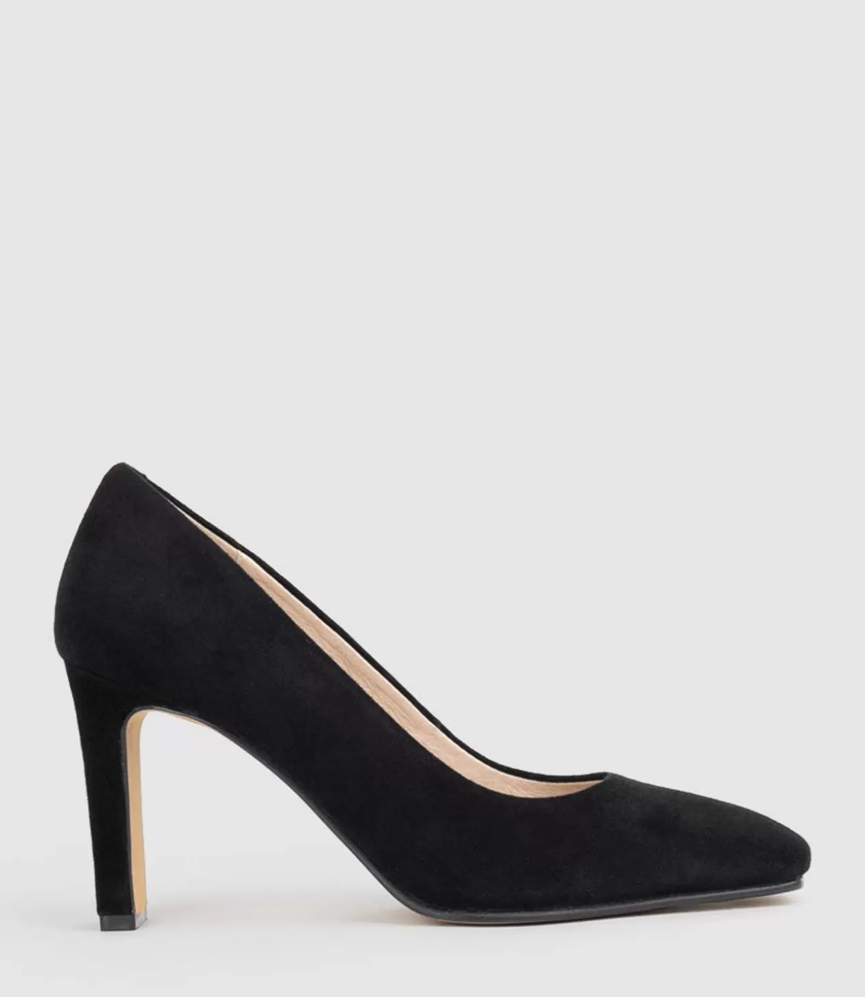 Edward Meller High Heel<Brooklyn85 Square Toe Pump In Black Suede