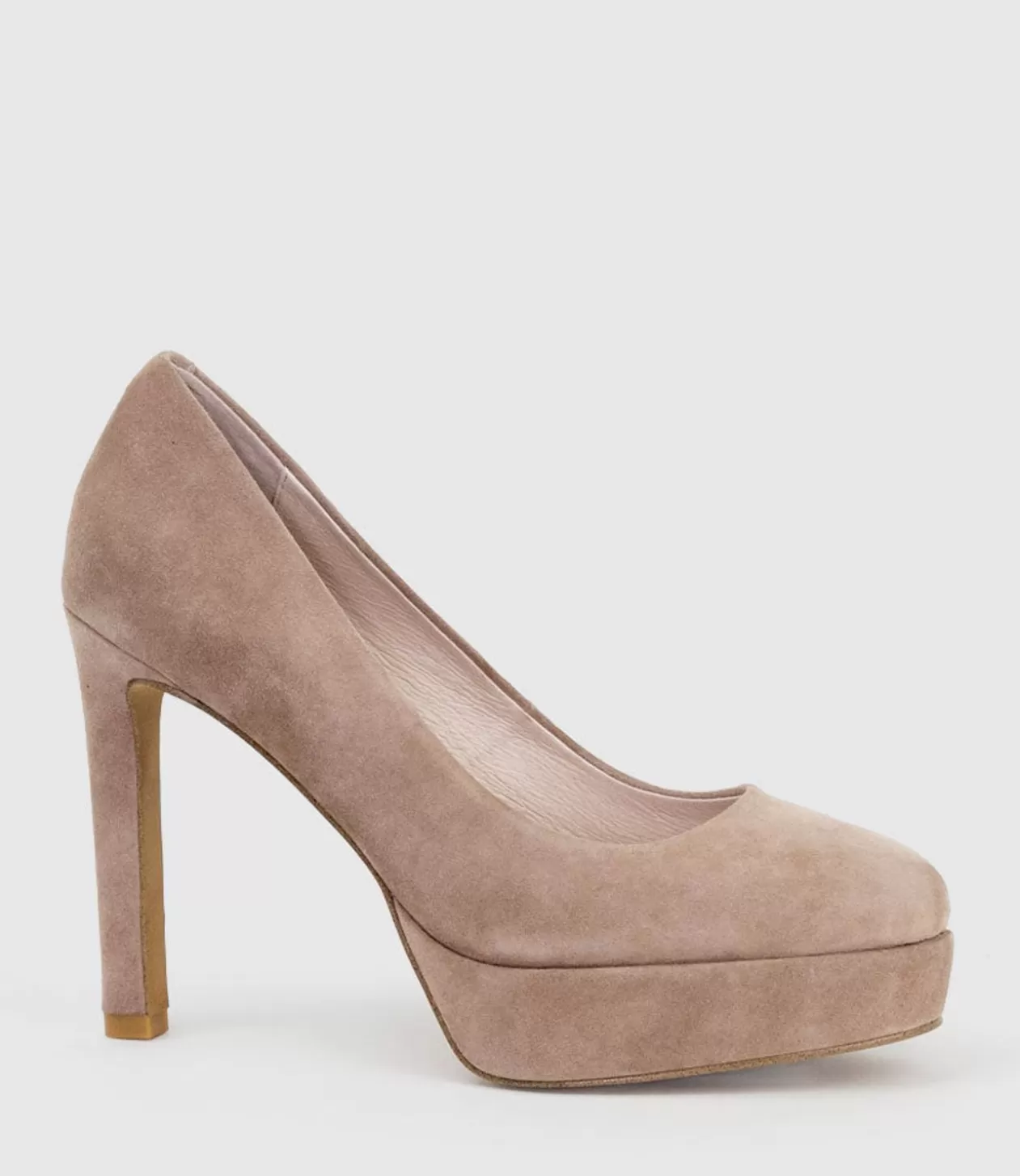 Edward Meller High Heel<Ciara110 Platform Pump In Nude Suede