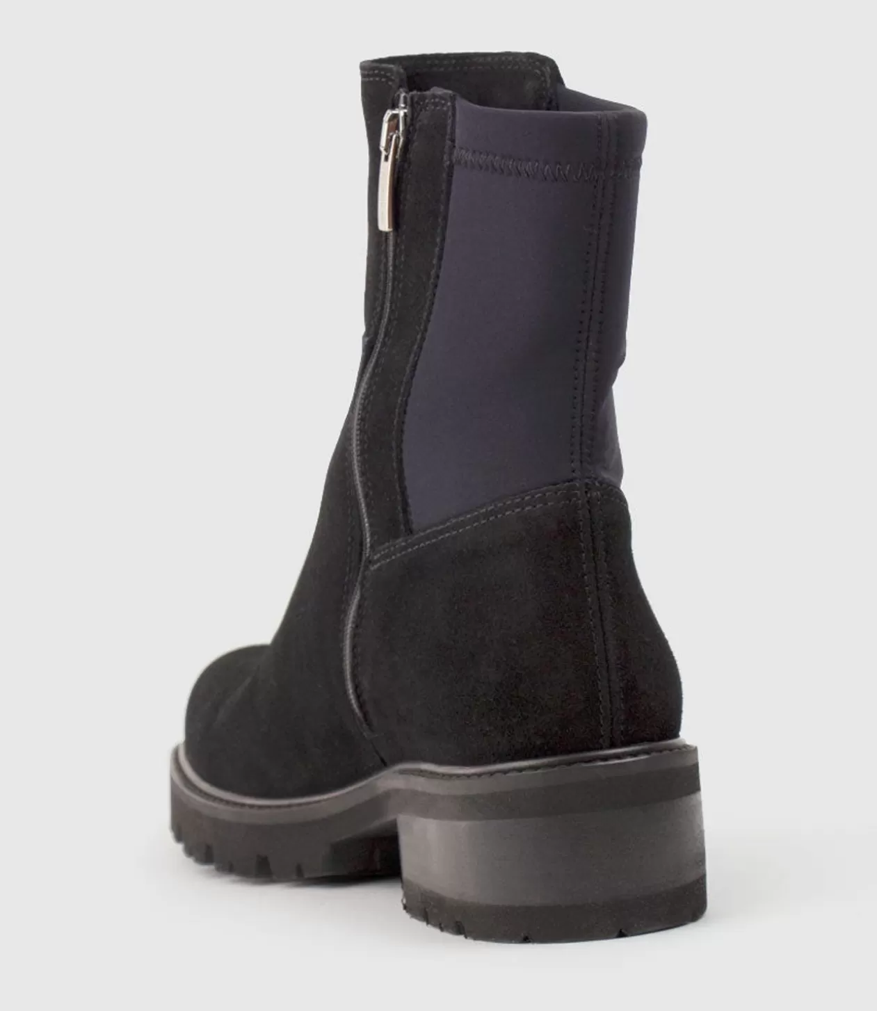 Edward Meller Ankle Boots<Colette Ankle Boot With Micro Stretch Back In Black Suede