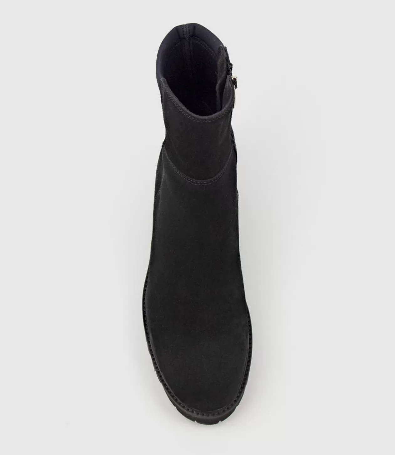 Edward Meller Ankle Boots<Colette Ankle Boot With Micro Stretch Back In Black Suede