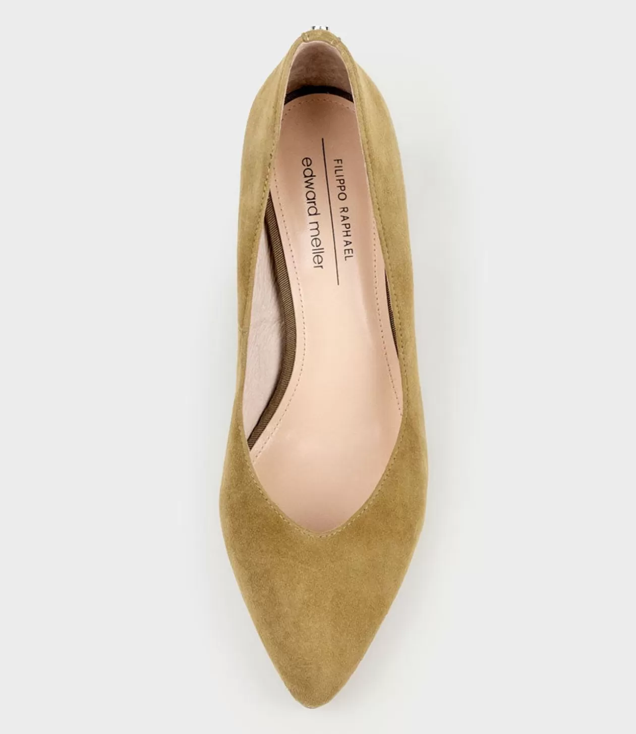 Edward Meller Mid Heel<Cordelia60 Pointed Block Heel Pump In Camel Suede
