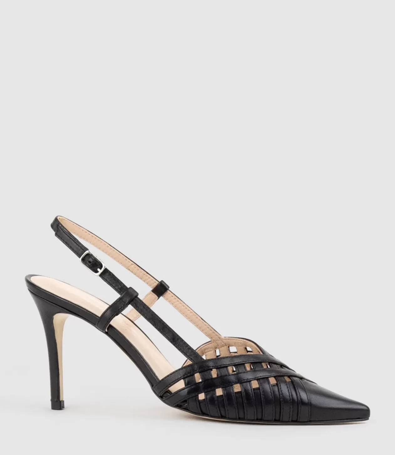 Edward Meller High Heel<Dahlia100 Posted Slingback Pump In Black