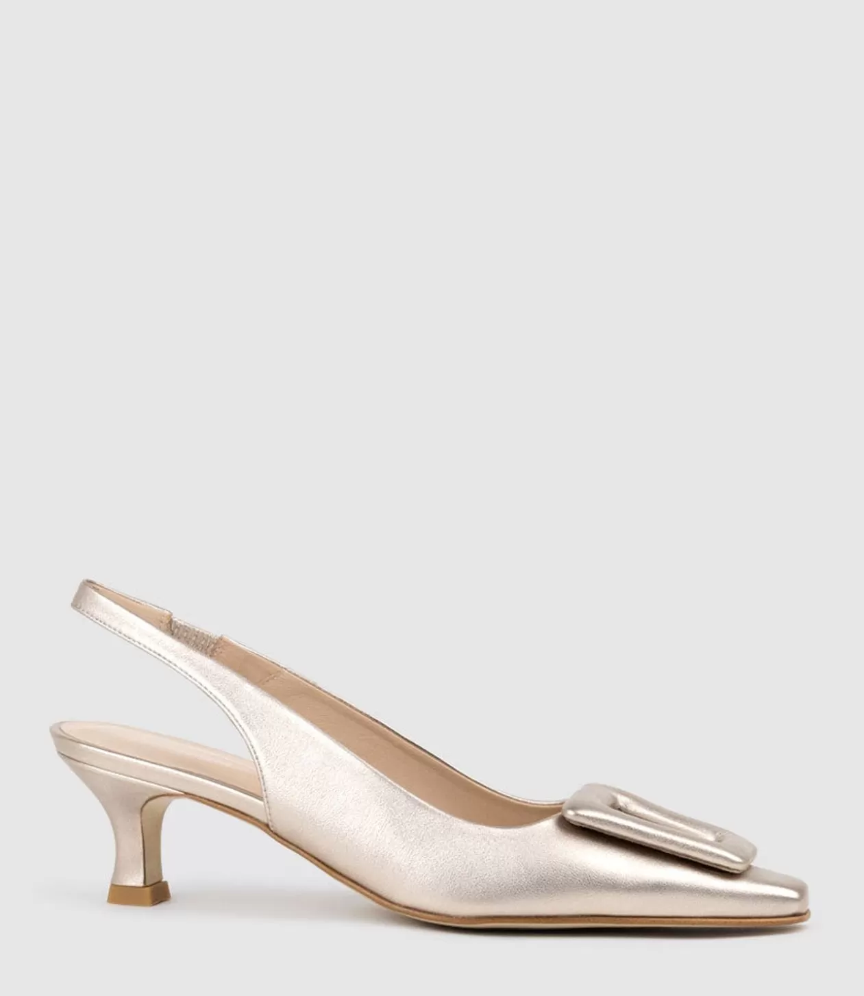 Edward Meller Kitten Heel Pumps<Damini60 Slingback Pump In Rosegold