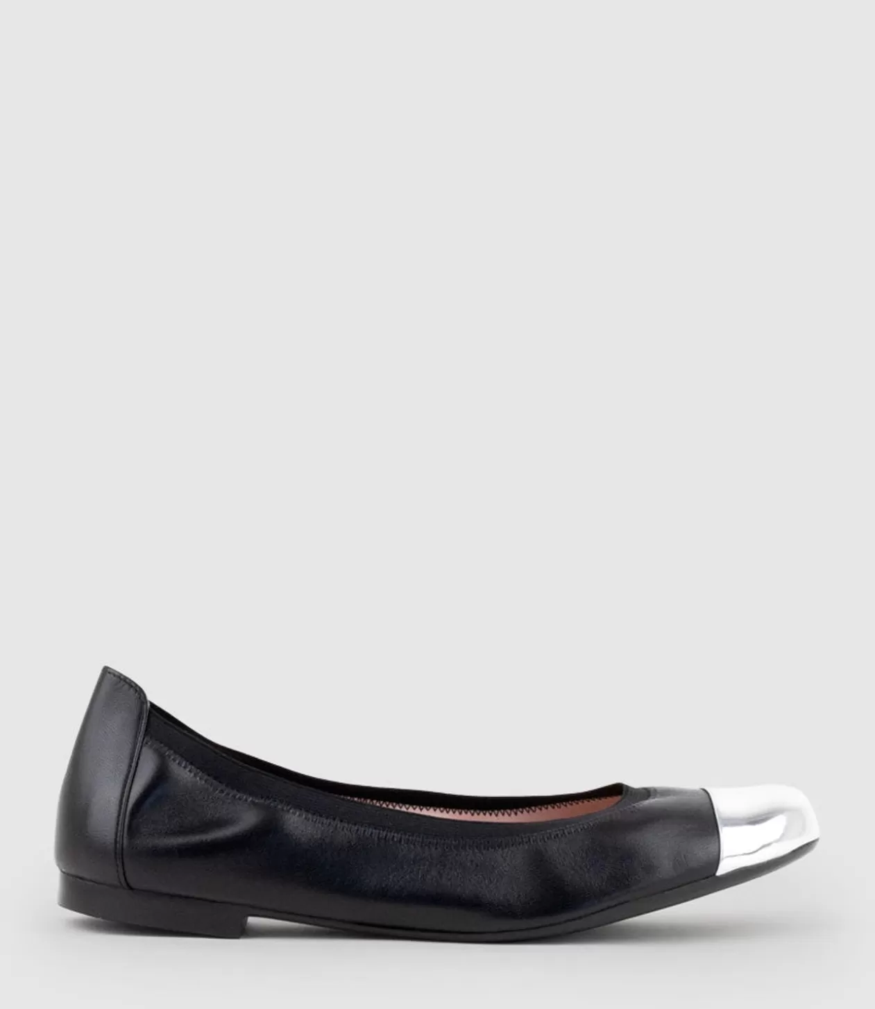 Edward Meller Ballet Flats<Elora Cap Toe Ballet In Black