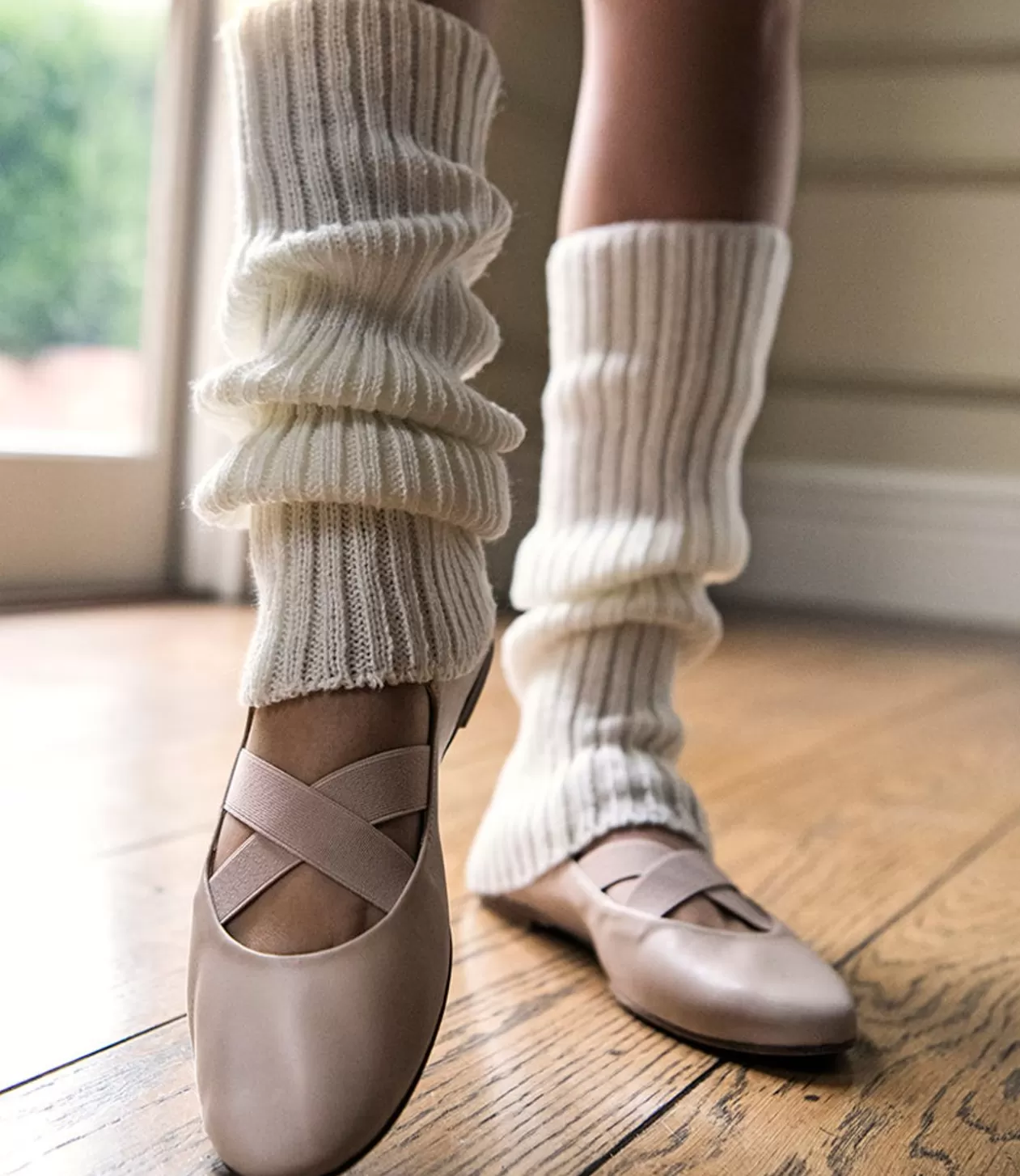 Edward Meller Ballet Flats<Emaline Crossover Elastic Ballet In Nude