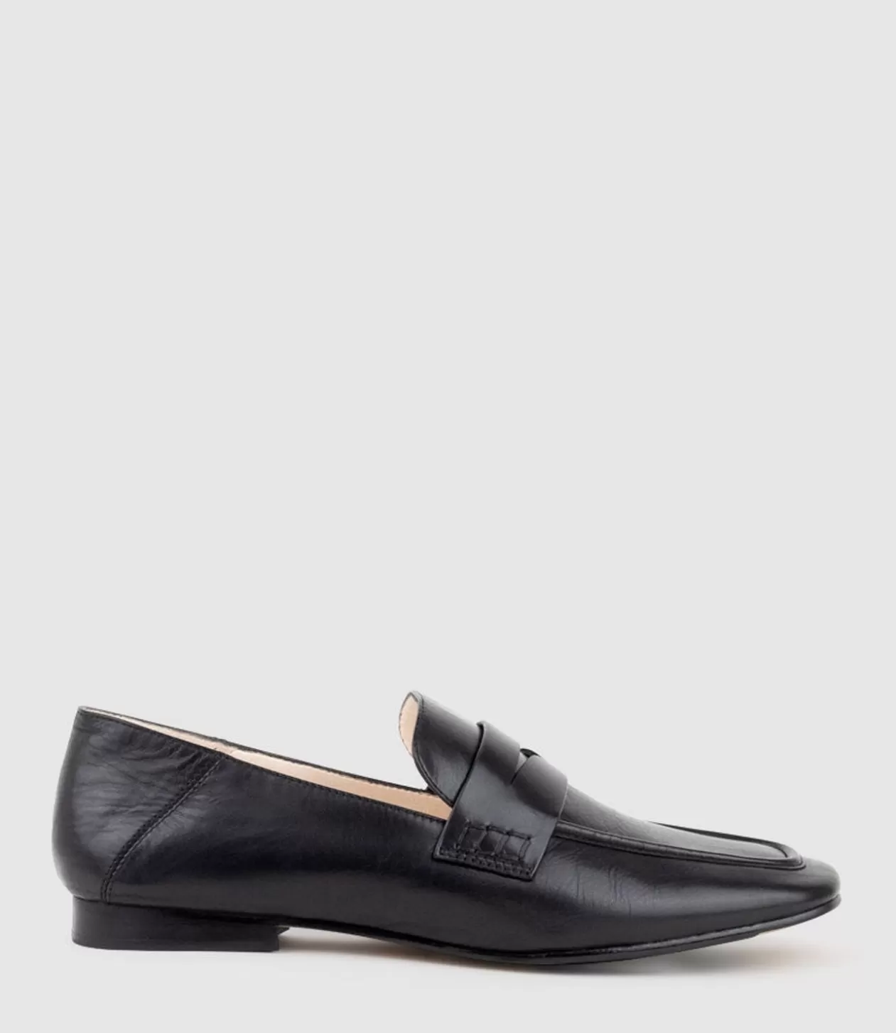 Edward Meller Loafers & Moccasins<Finlay Moccasin With Collapsible Back In Black Calf