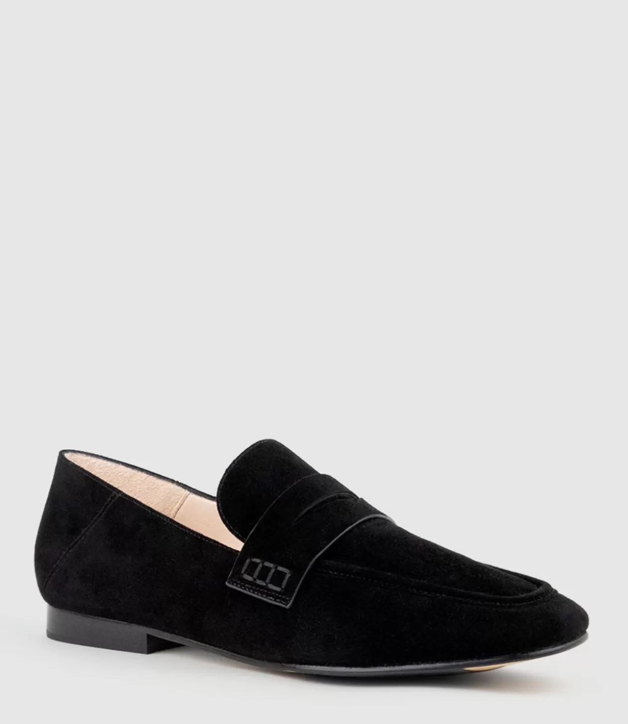 Edward Meller Loafers & Moccasins<Finlay Moccasin With Collapsible Back In Black Suede