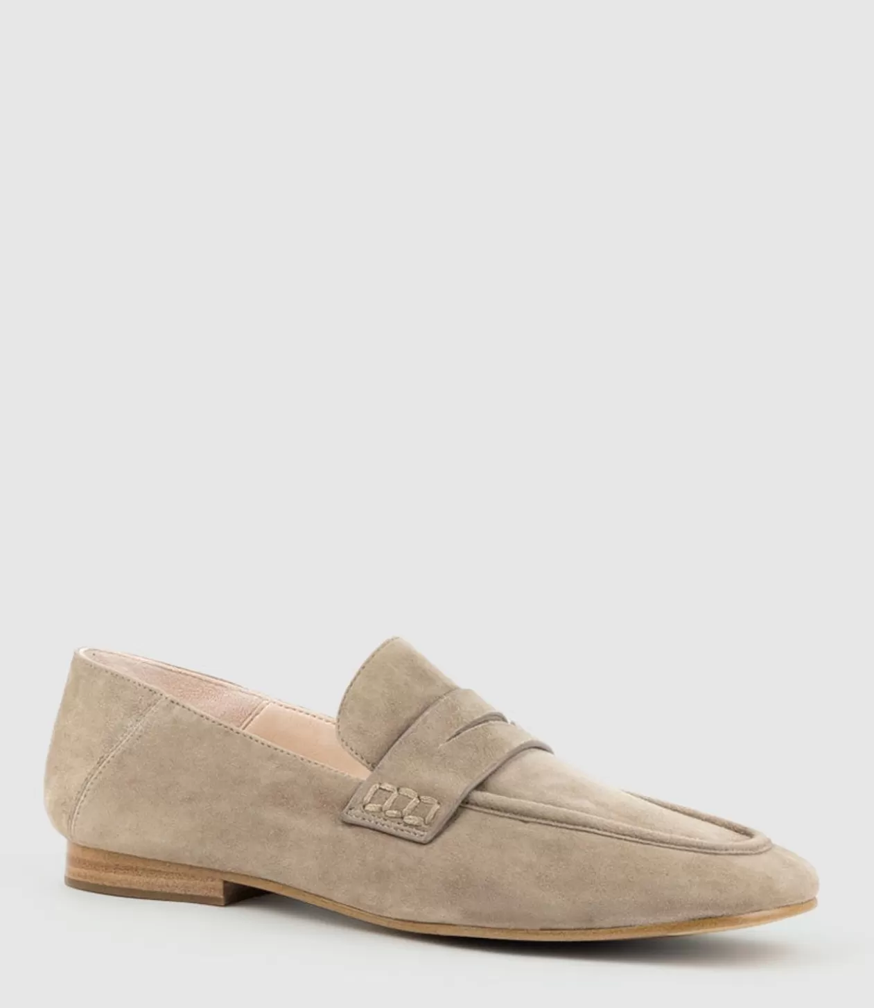 Edward Meller Loafers & Moccasins<Finlay Moccasin With Collapsible Back In Latte Suede