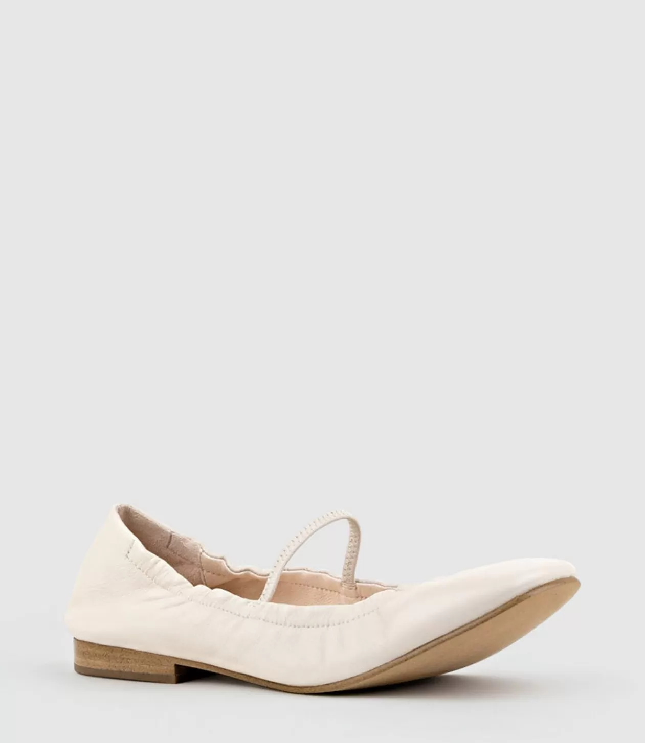 Edward Meller Ballet Flats<Firla Ballet With Strap In Offwhite