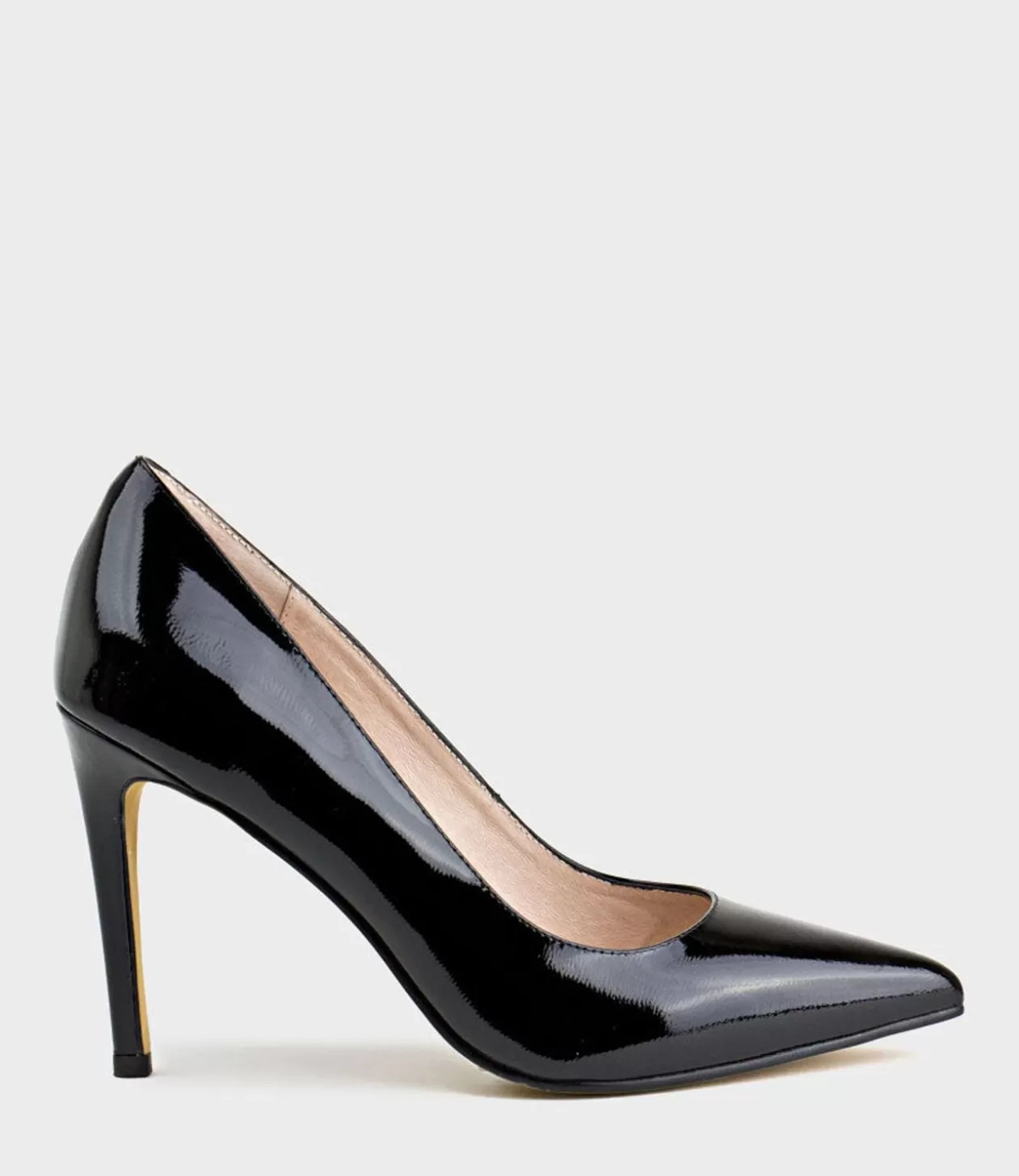 Edward Meller High Heel<Gaga 100Mm Pointed Toe Pump In Black Patent