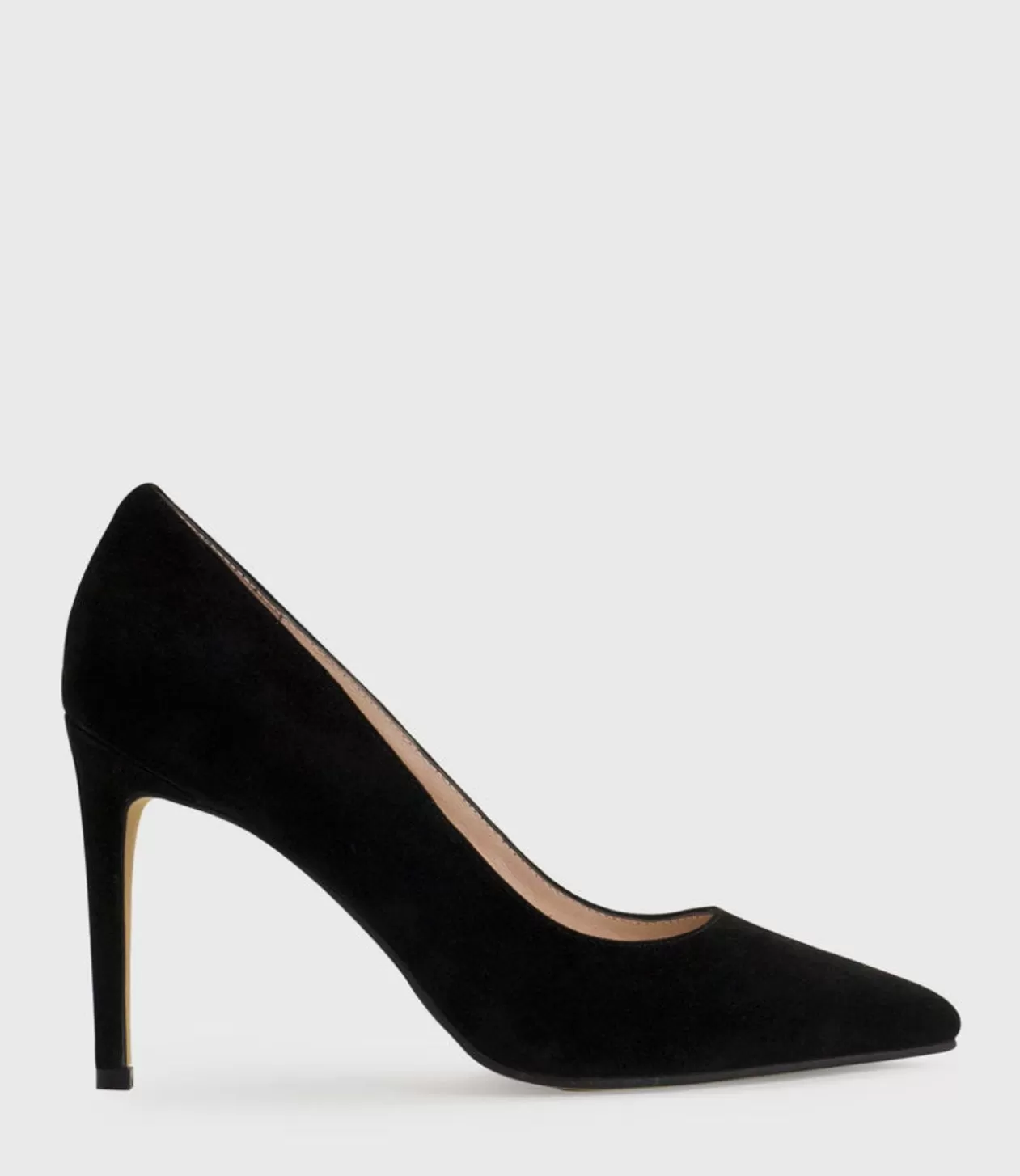 Edward Meller High Heel<Gaga 100Mm Pointed Toe Pump In Black Suede