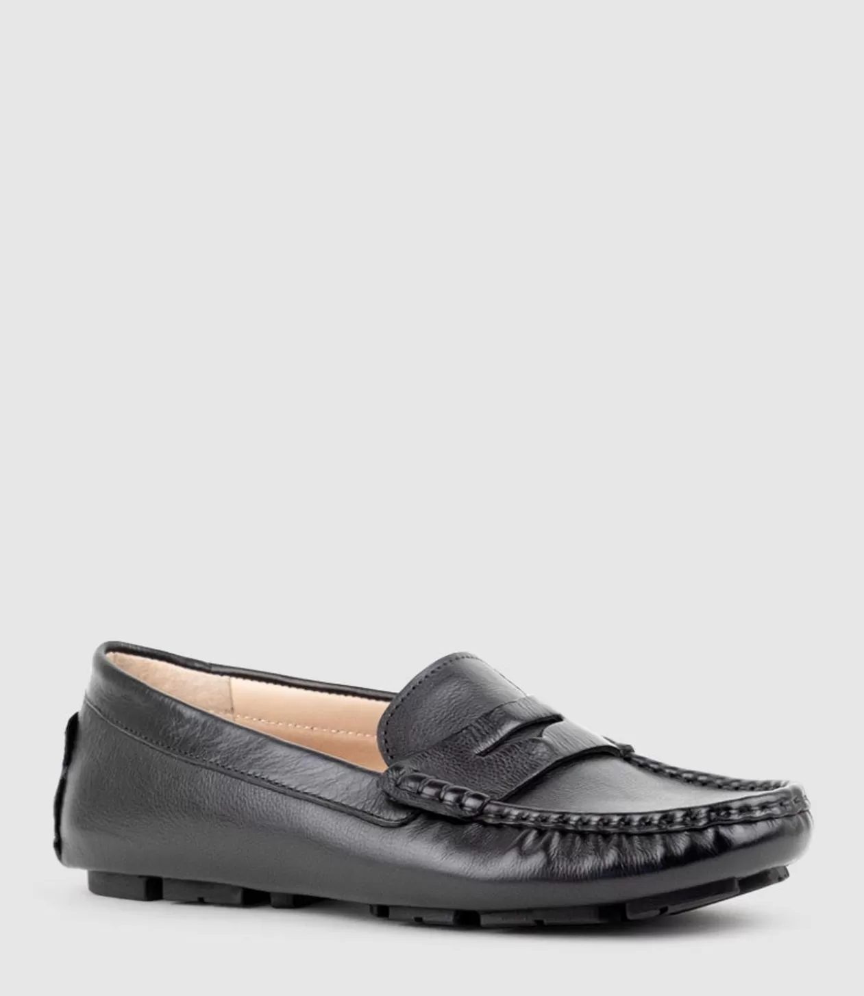 Edward Meller Loafers & Moccasins<Gracey Driving Moccasin In Black Calf