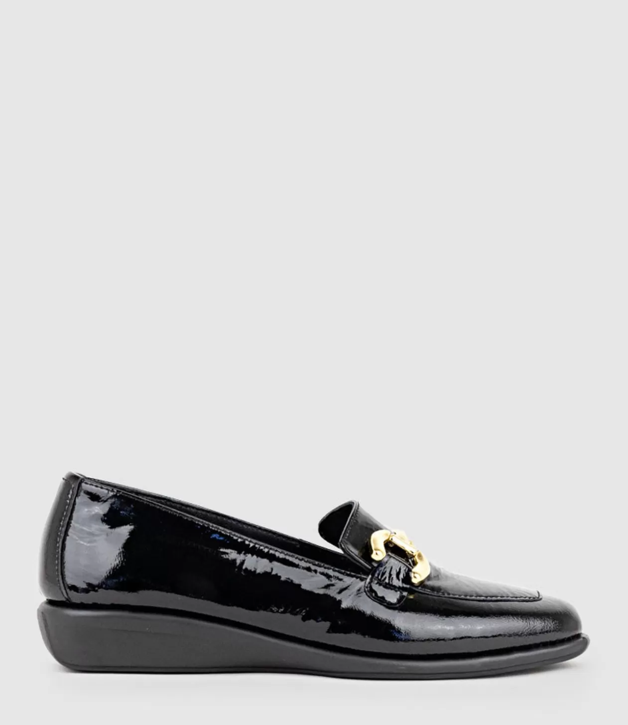 Edward Meller Loafers & Moccasins<Gwen Comfort Loafer With Trim In Black Patent