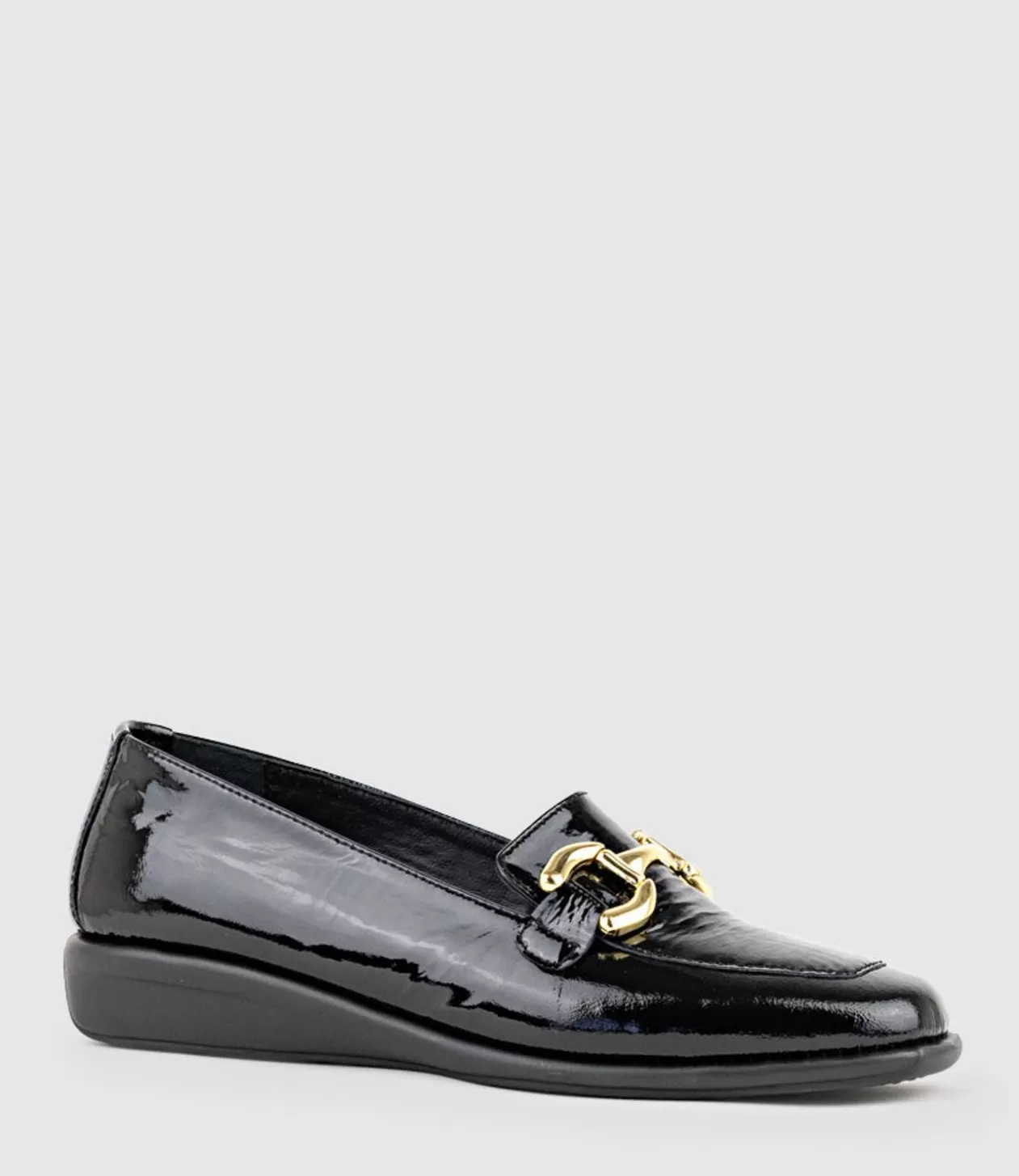 Edward Meller Loafers & Moccasins<Gwen Comfort Loafer With Trim In Black Patent