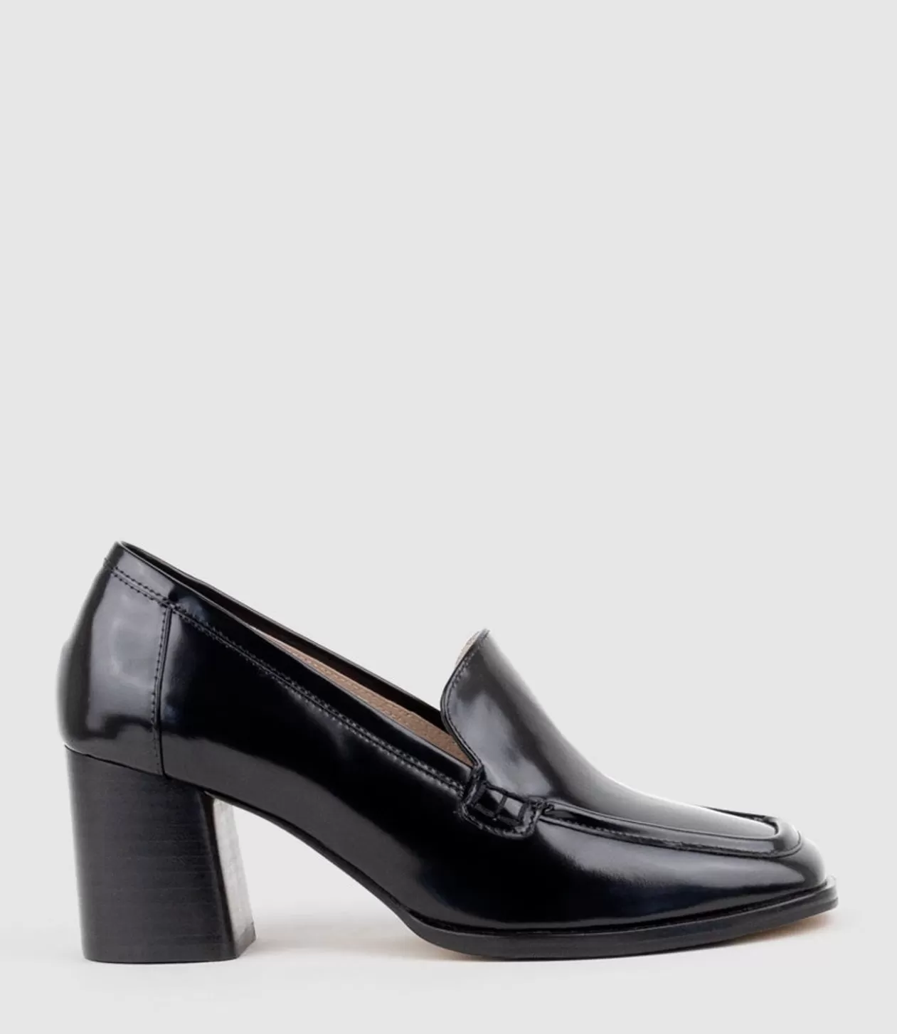 Edward Meller Loafers & Moccasins<Hailey65 Albert Throat Pump In Black High Shine