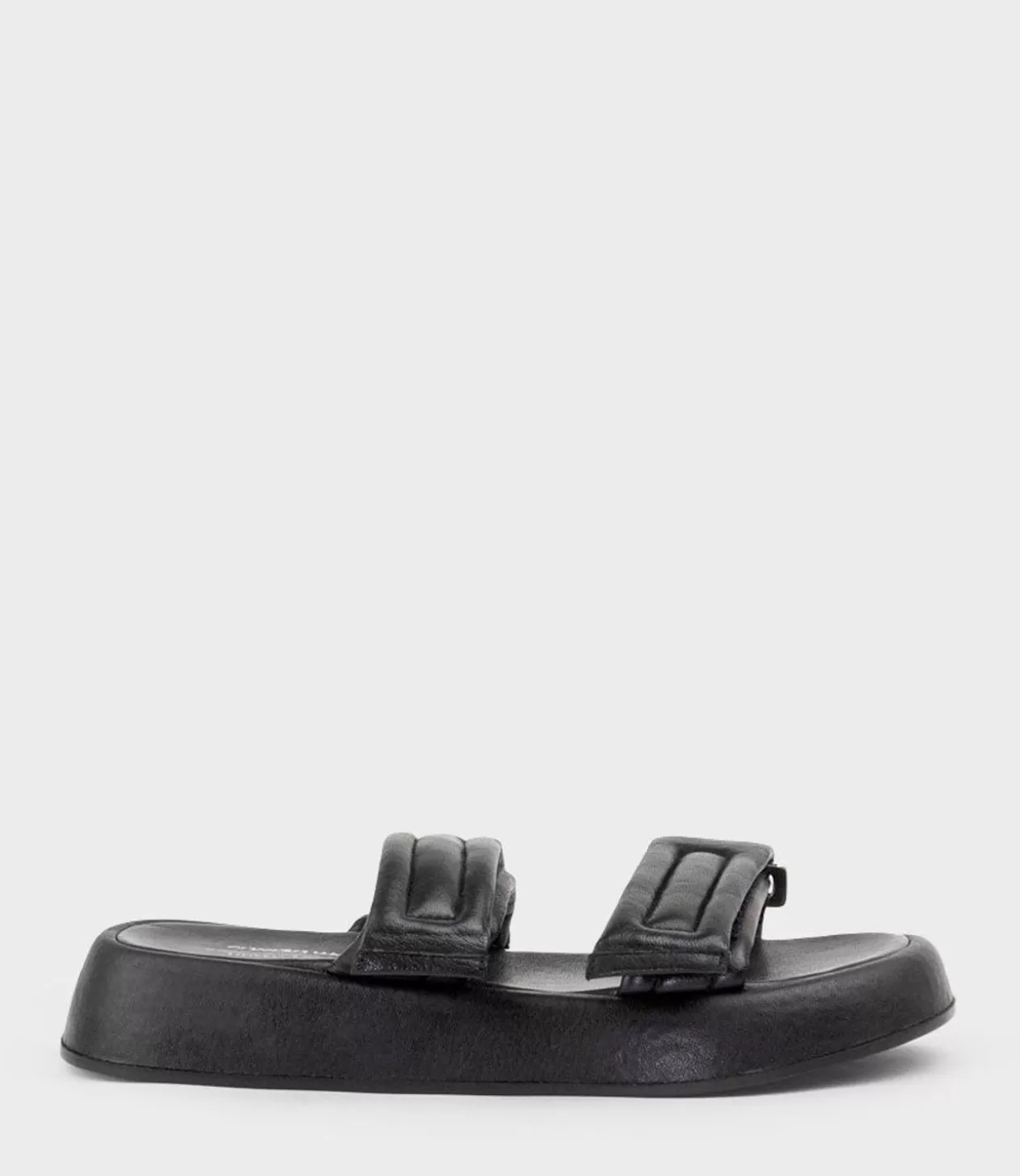 Edward Meller Low Sandals<Hamlet Quilted Strap Slide On Unit In Black