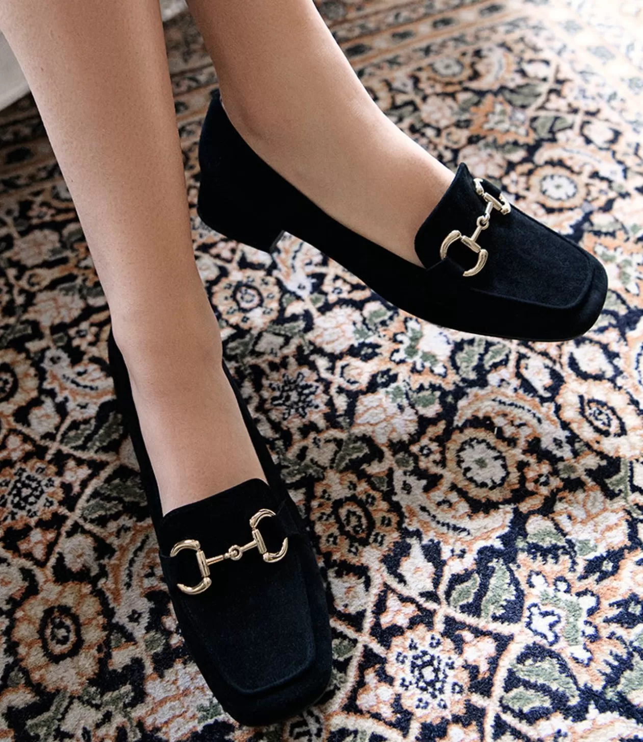 Edward Meller Loafers & Moccasins<Harlee30 Moccasin With Trim In Black Suede