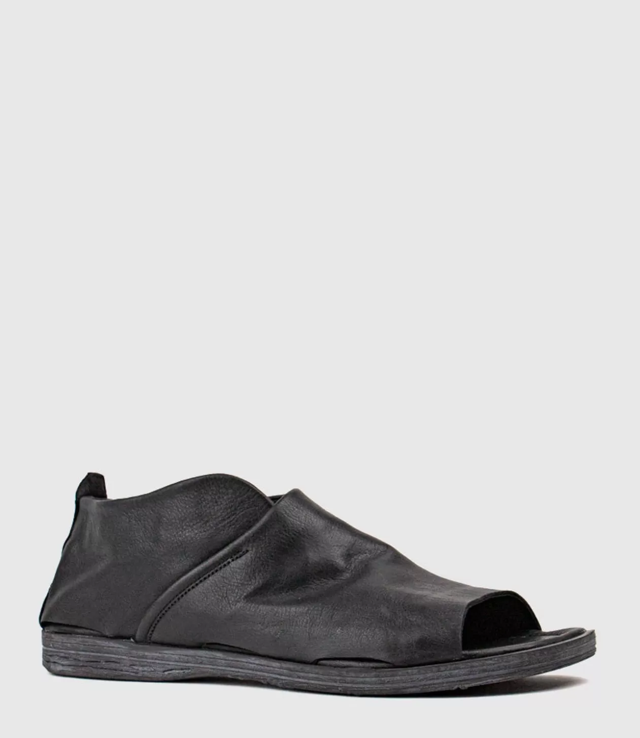 Edward Meller Low Sandals<Harper Open Toe Bootie Flat In Black