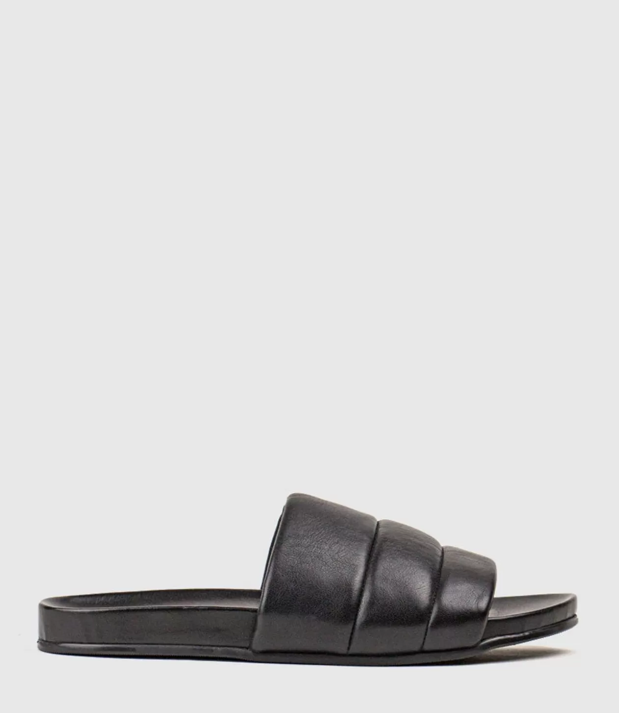 Edward Meller Low Sandals<Henry Padded Pool Slide In Black