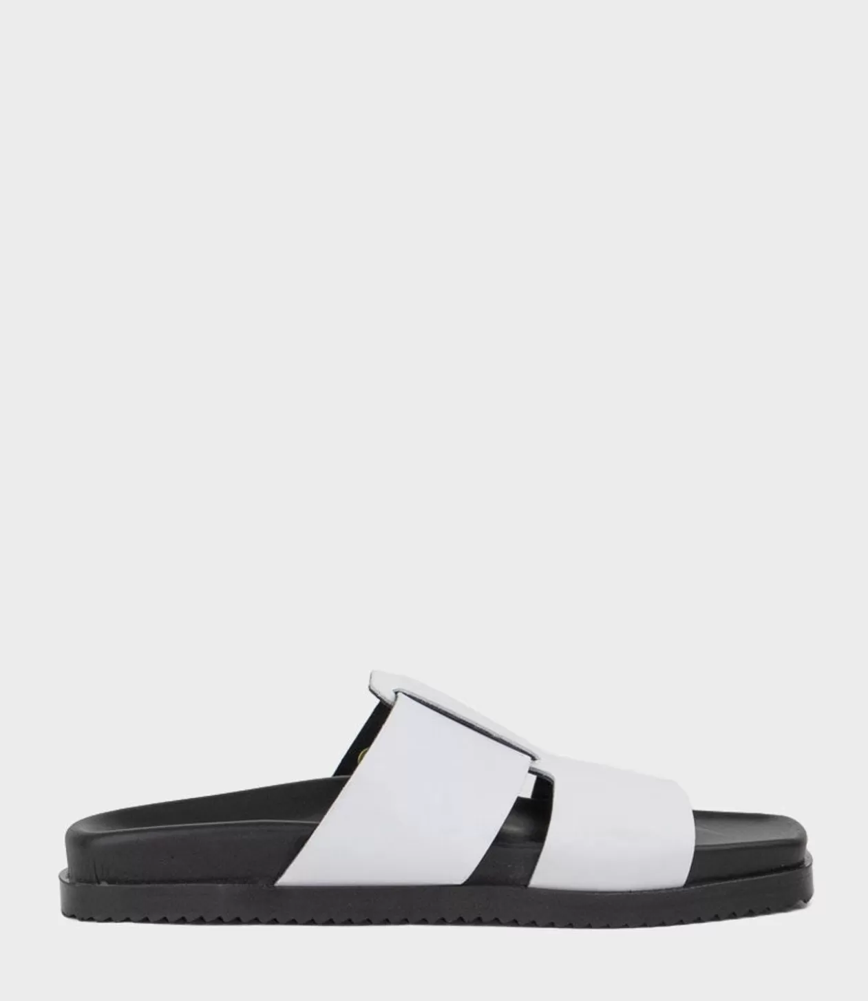 Edward Meller Low Sandals<Herston Wide Strap Slide On Unit In White