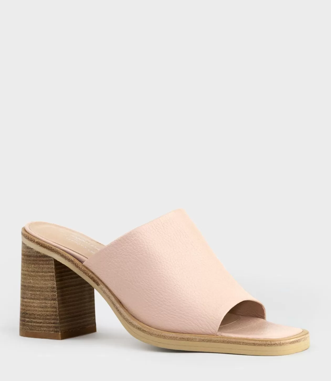 Edward Meller High Heel Sandals<Inaya90 Block Heel Slide In Nude