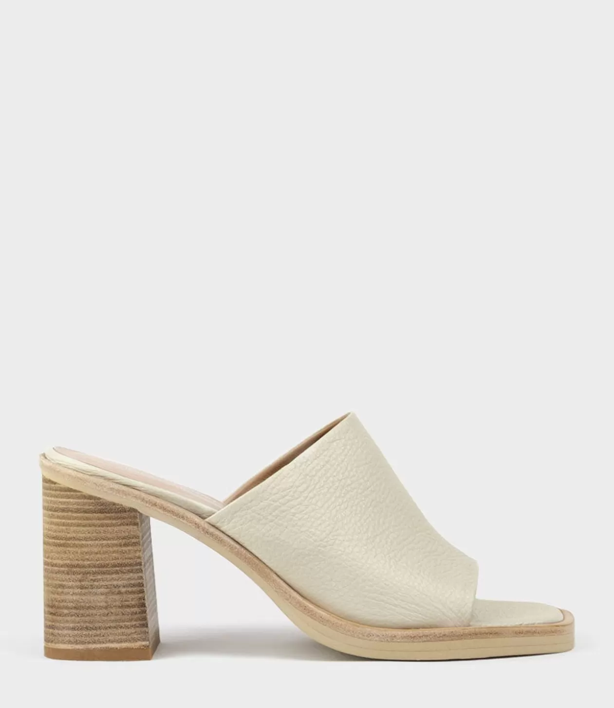 Edward Meller High Heel Sandals<Inaya90 Block Heel Slide In Offwhite