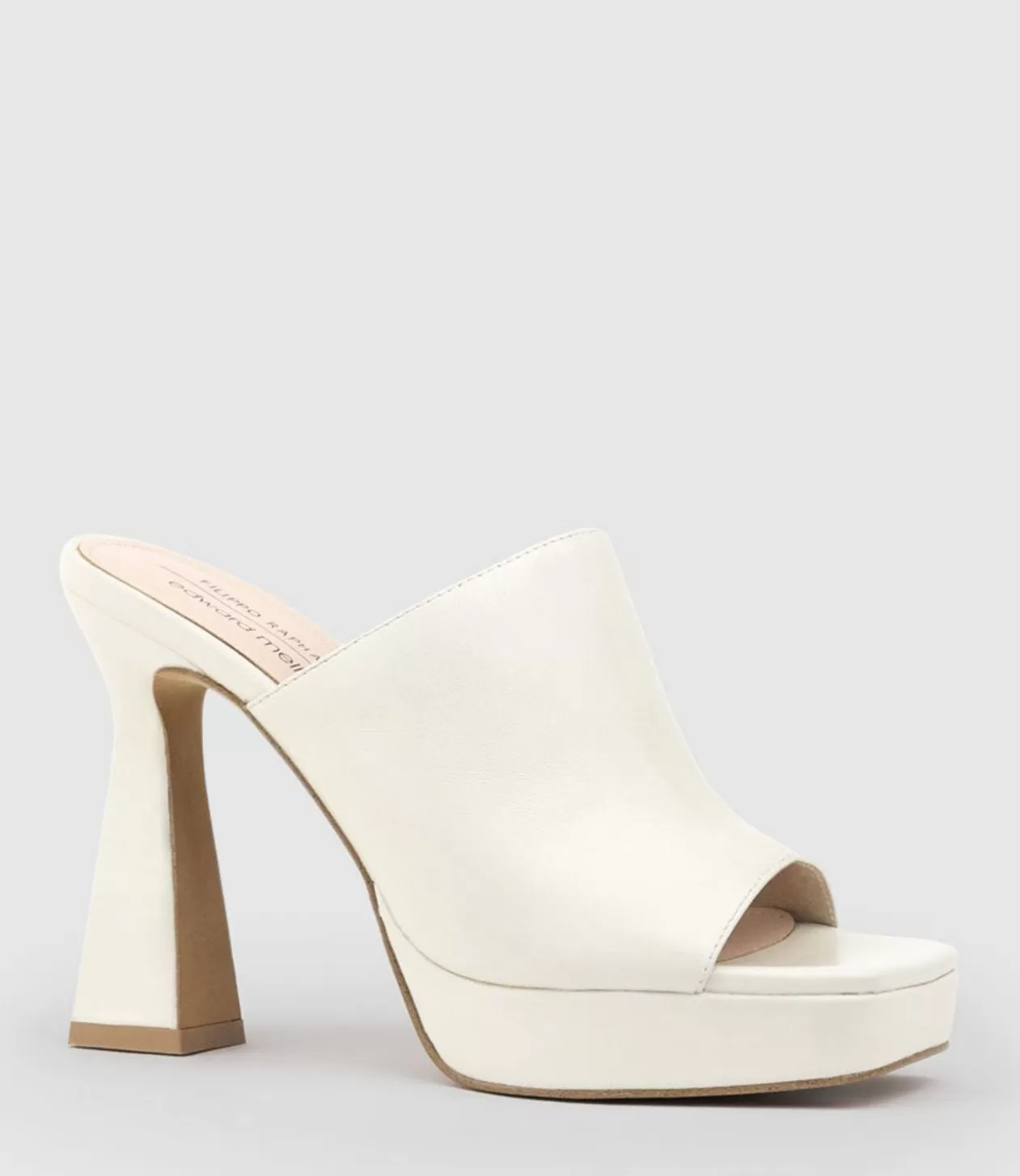 Edward Meller Platform Sandals<Isha110 Platform Slide In Offwhite