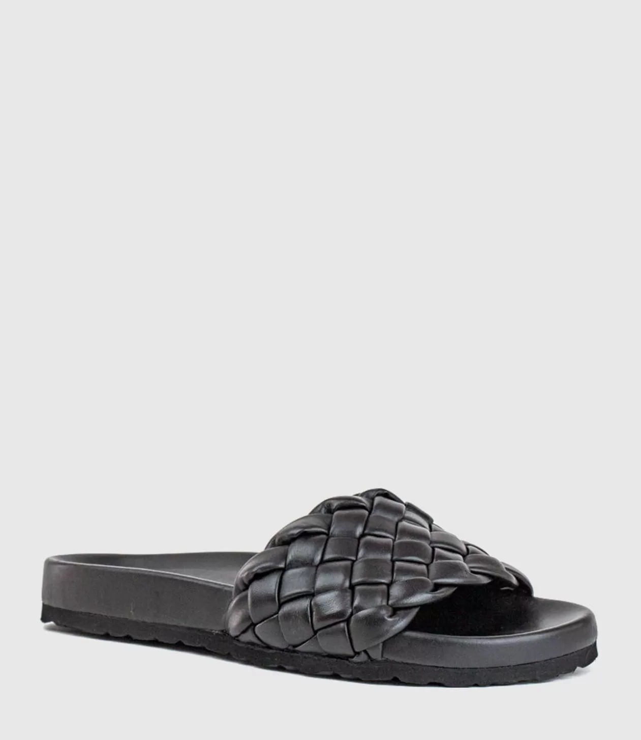 Edward Meller Low Sandals<Isra Woven Slide On Unit In Black