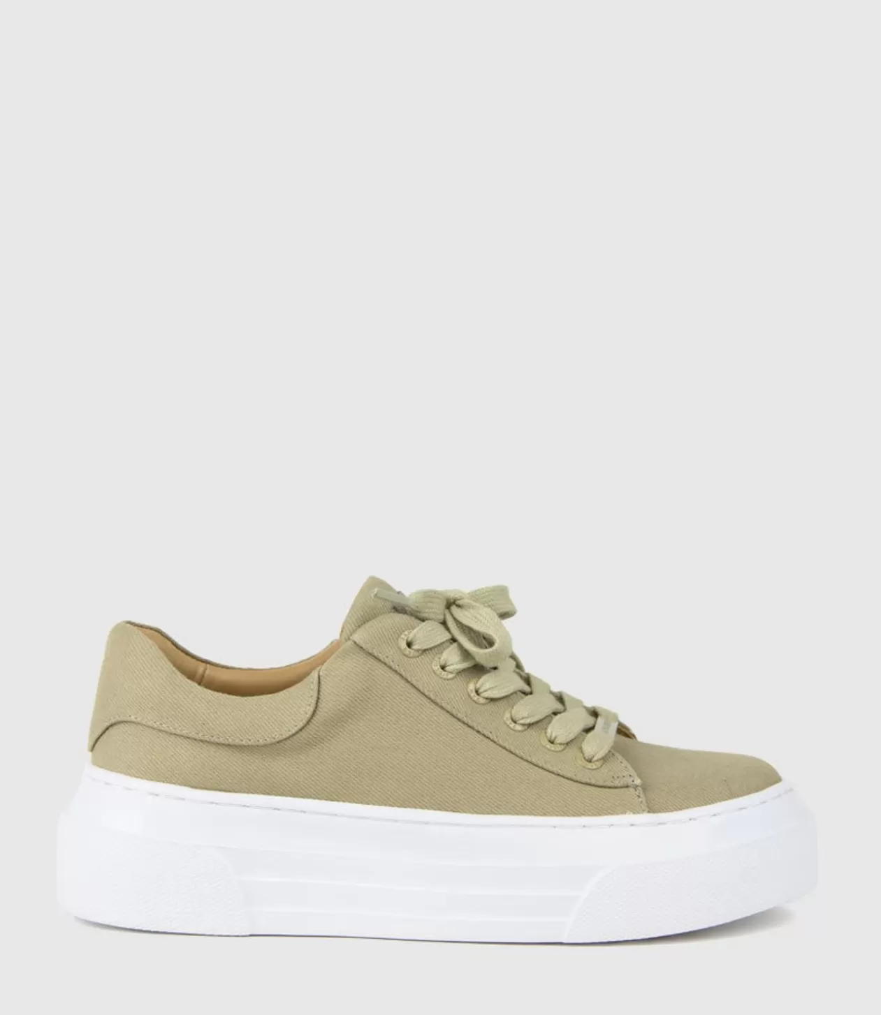 Edward Meller Sneakers<Jody Chunky Sole Canvas Sneaker In Olive