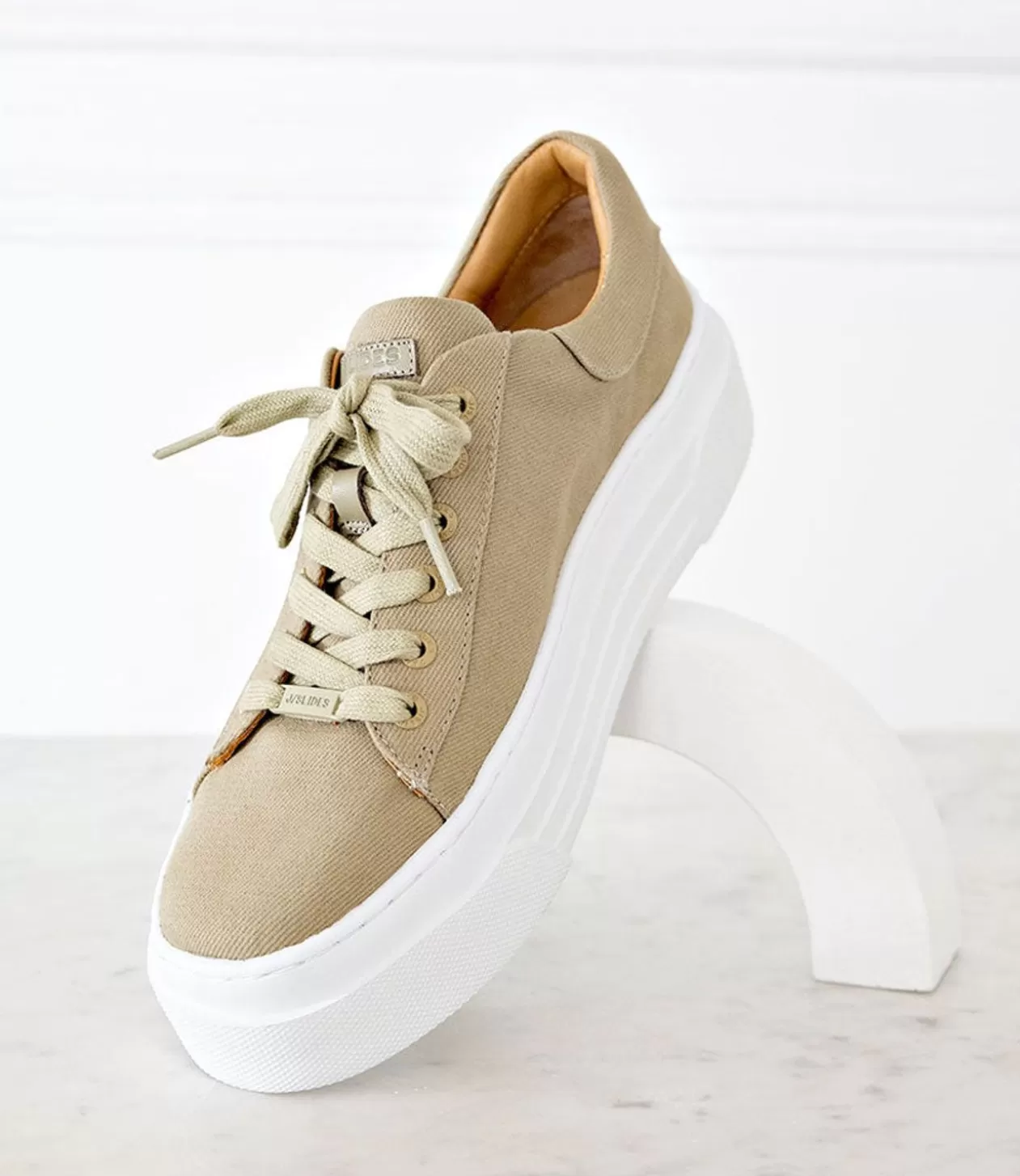 Edward Meller Sneakers<Jody Chunky Sole Canvas Sneaker In Olive