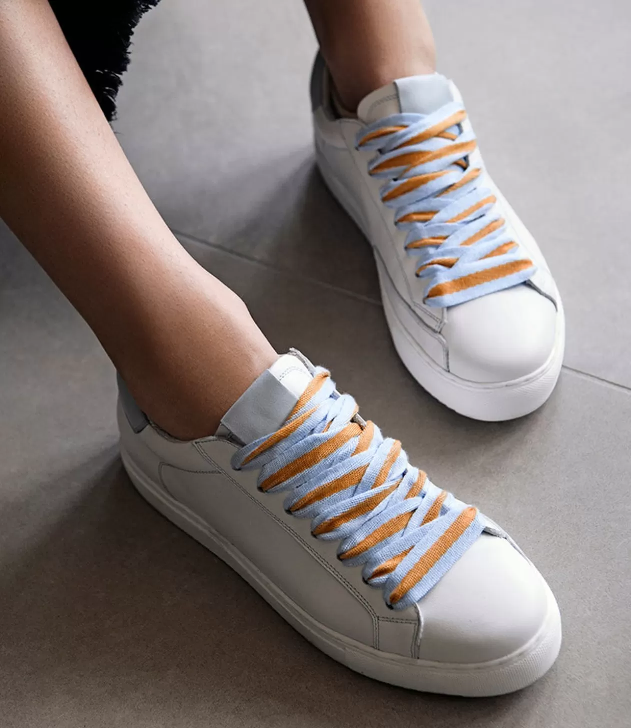 Edward Meller Sneakers<Joy Sneaker With Pale Blue