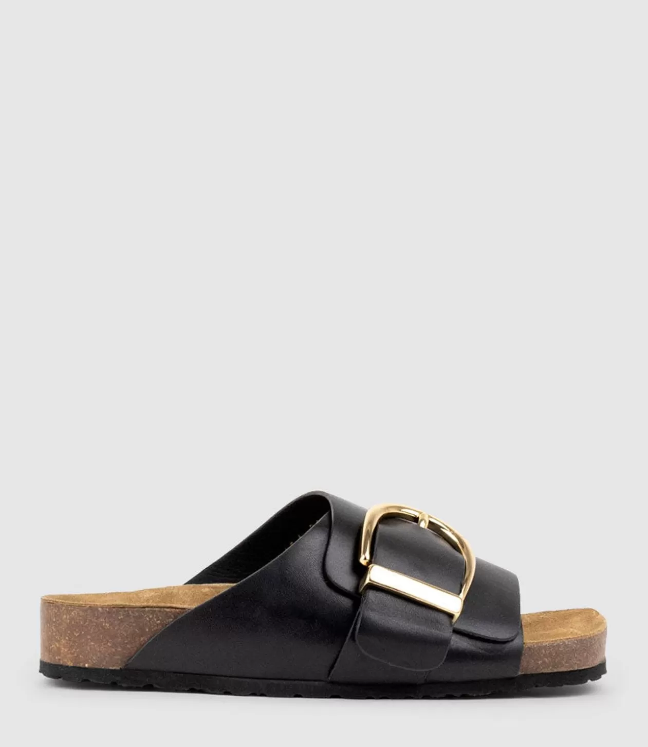 Edward Meller Low Sandals<Kakari Buckle Slide On Footbed In Black