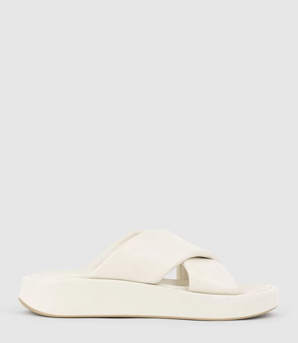 Edward Meller Low Sandals<Kamir Crossover Slide On Chunky Unit In Cream