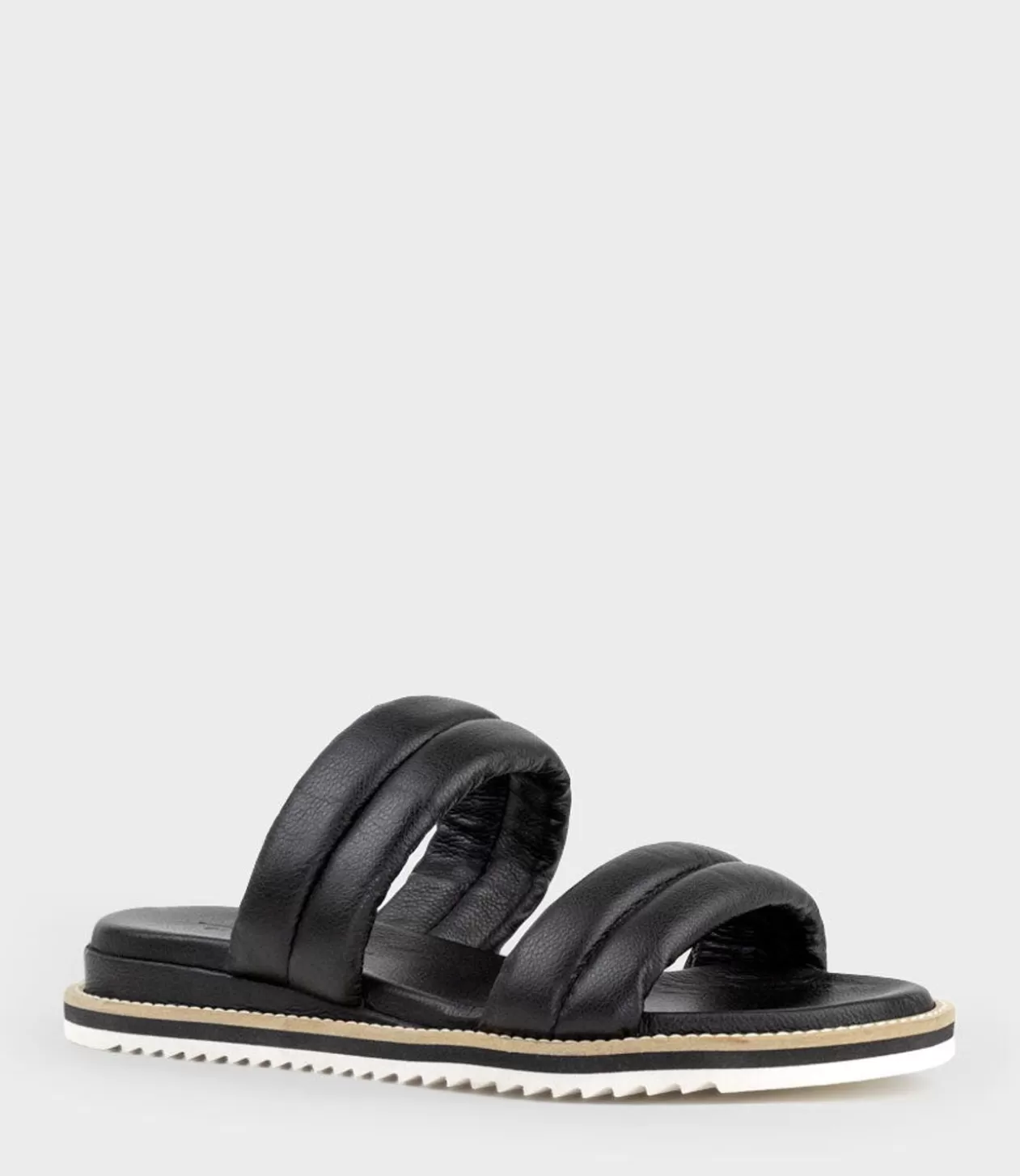 Edward Meller Low Sandals<Karsyn Two Strap Slide In Black