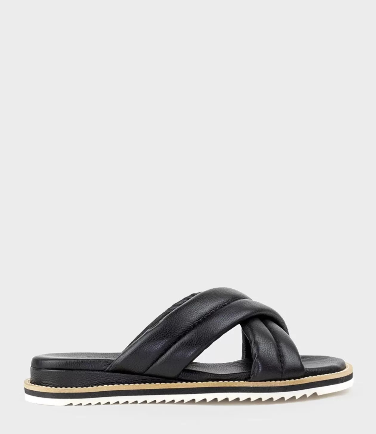 Edward Meller Low Sandals<Keyla Crossover Slide In Black