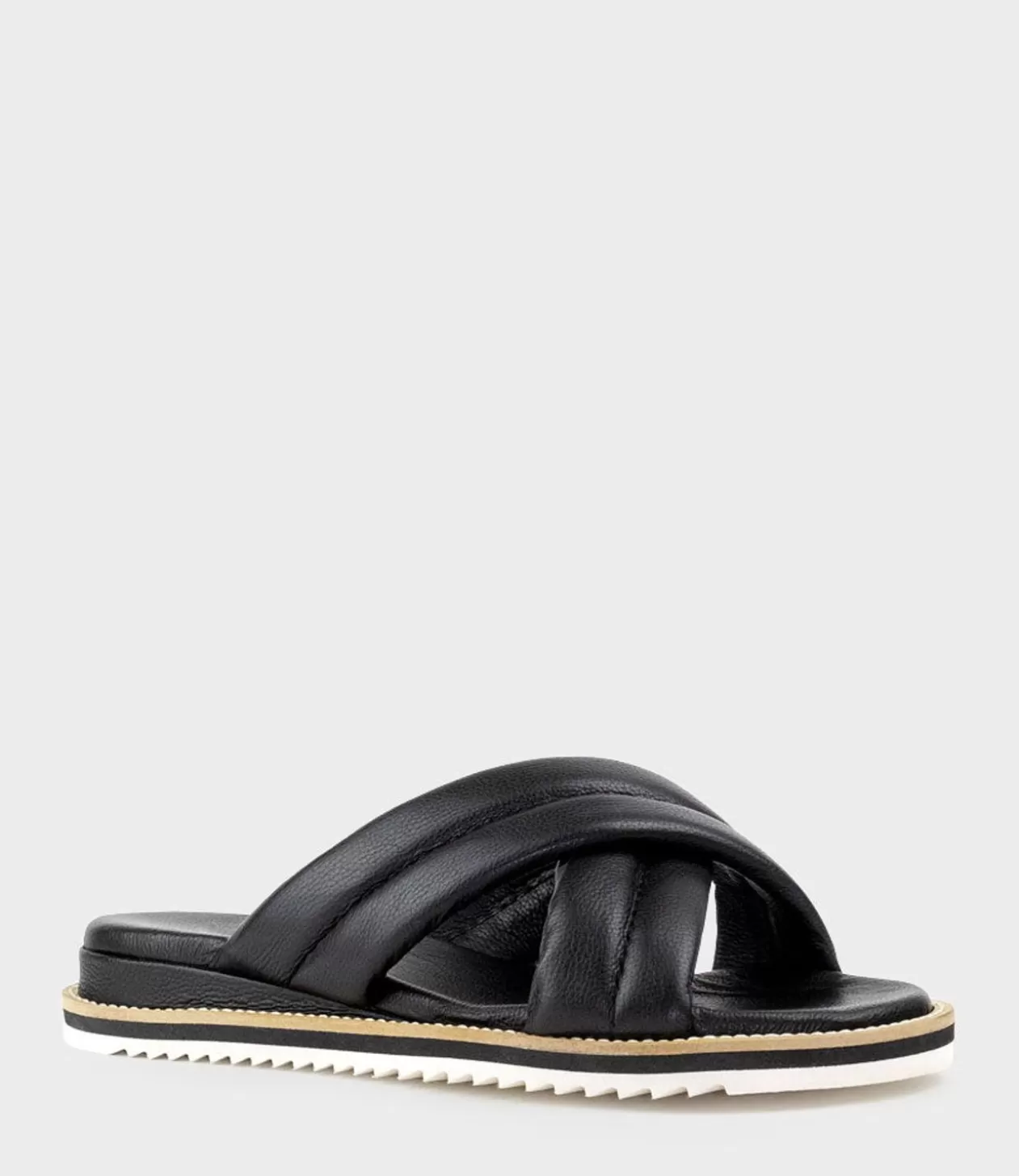 Edward Meller Low Sandals<Keyla Crossover Slide In Black