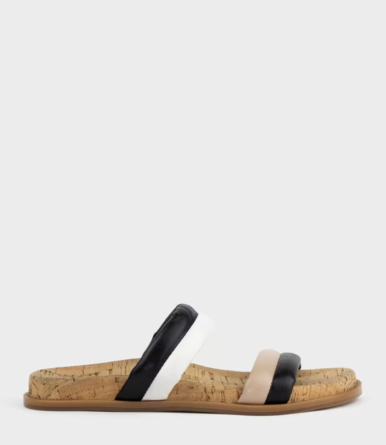 Edward Meller Low Sandals<Kinala Two Strap Slide On Unit In Neutral Multi