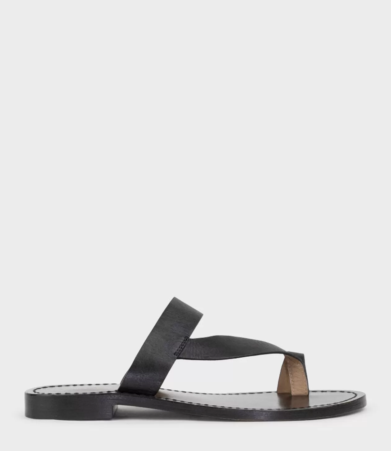 Edward Meller Low Sandals<Kirabee Toe Thong Slide In Black