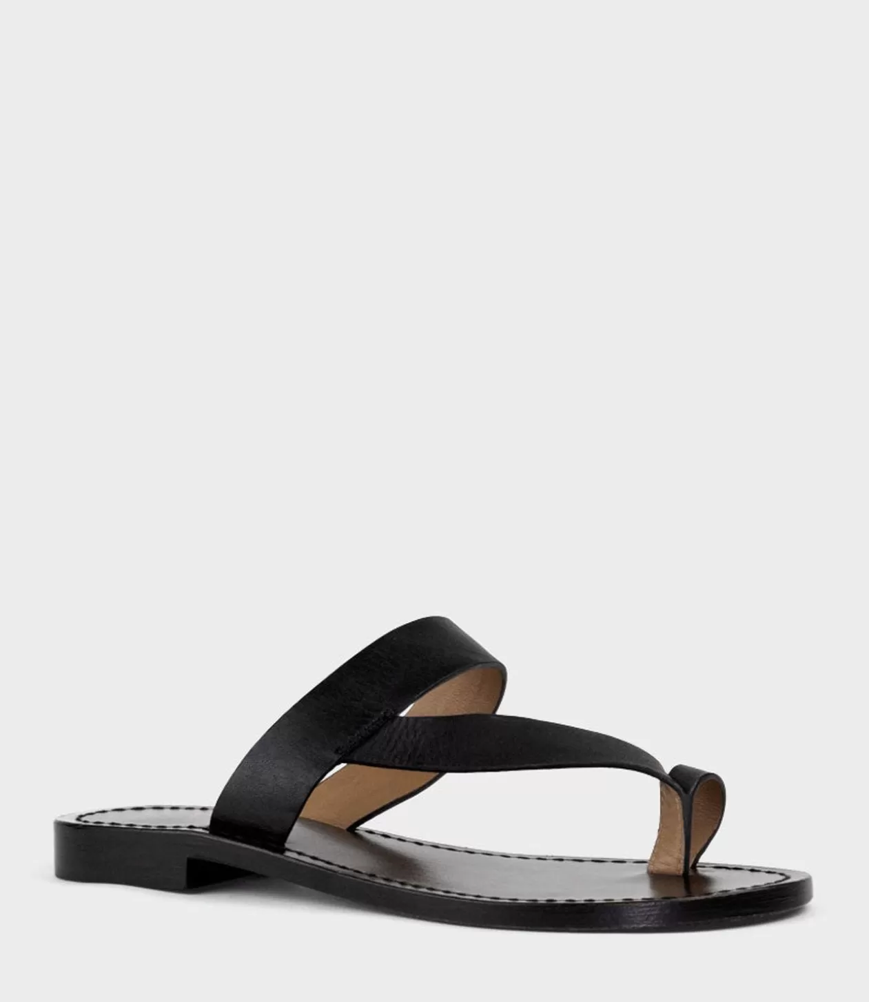 Edward Meller Low Sandals<Kirabee Toe Thong Slide In Black