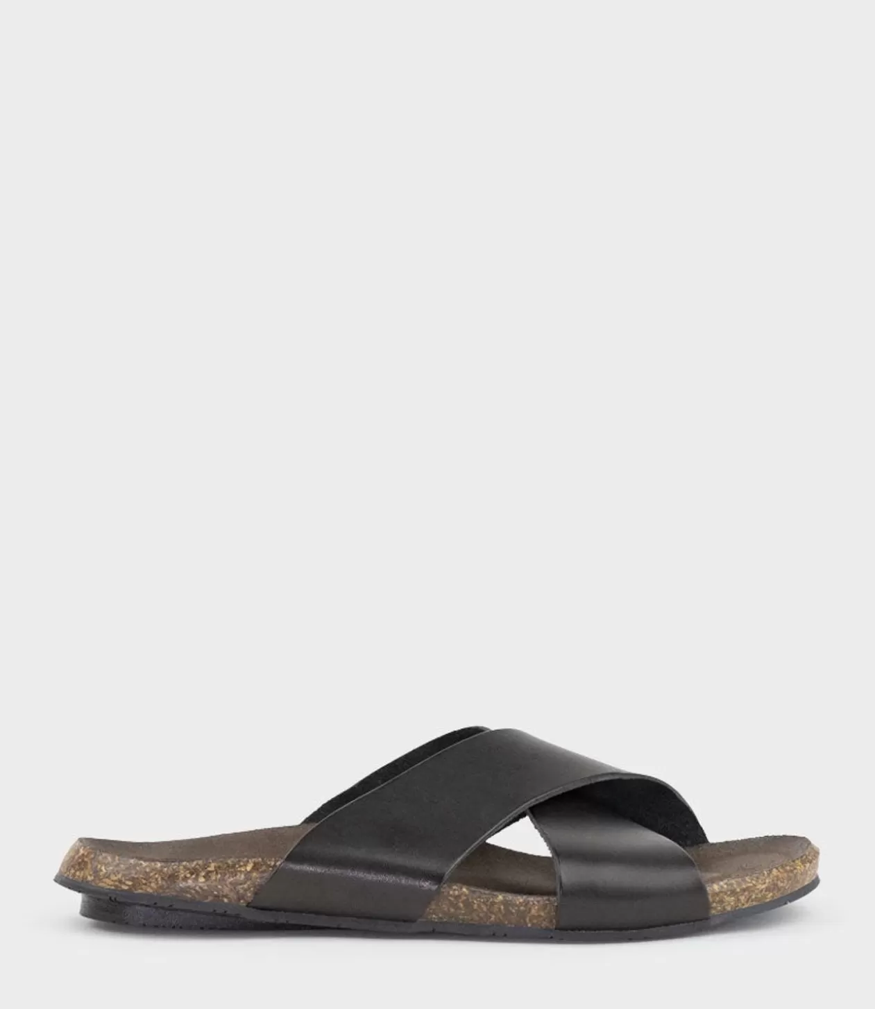 Edward Meller Low Sandals<Kumi Crossover Slide On Footbed In Black