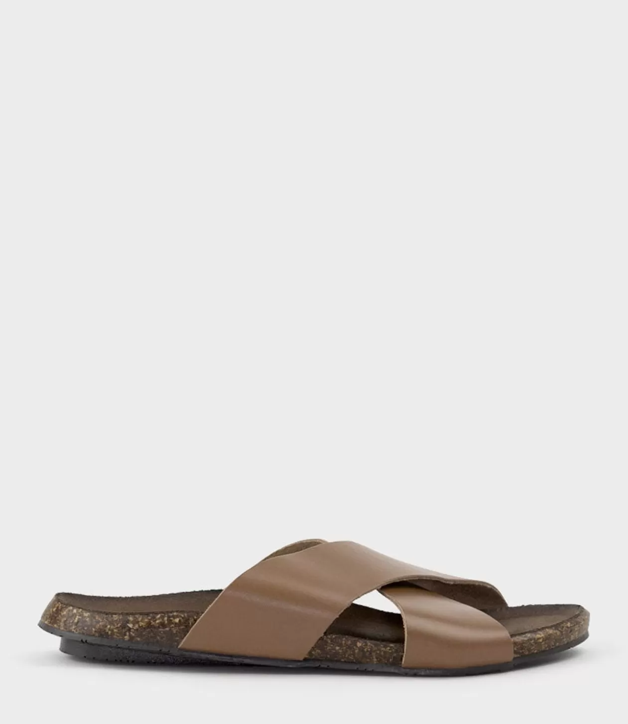 Edward Meller Low Sandals<Kumi Crossover Slide On Footbed In Brown