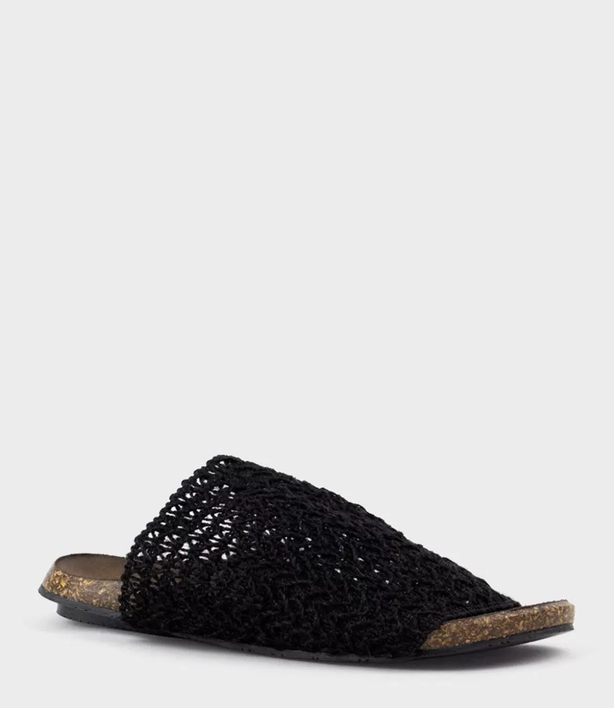 Edward Meller Low Sandals<Kyndra Textured Slide On Footbed In Black