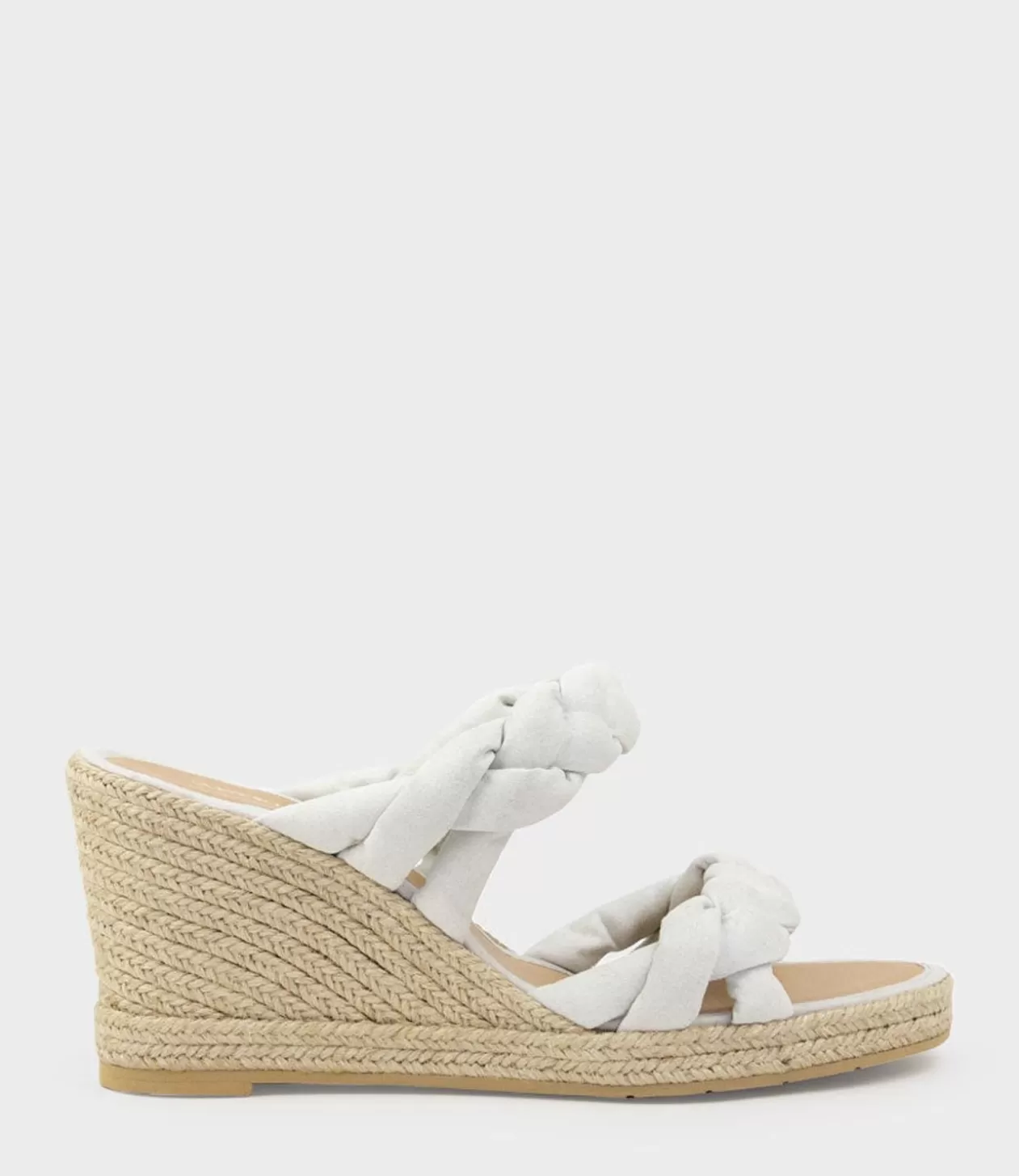 Edward Meller Espadrilles<Malone Braided Two Strap Espadrille In Offwhite Suede