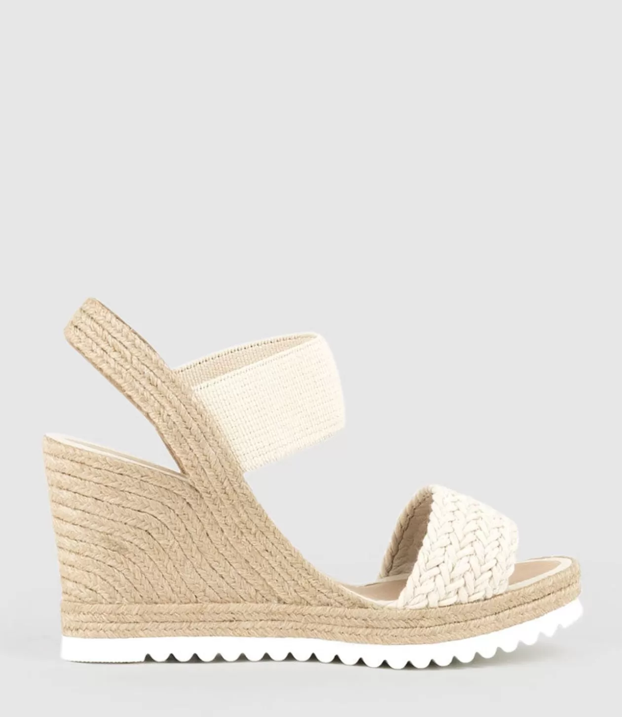 Edward Meller Espadrilles<Mercedes Elastic Crochet Espadrille In Natural